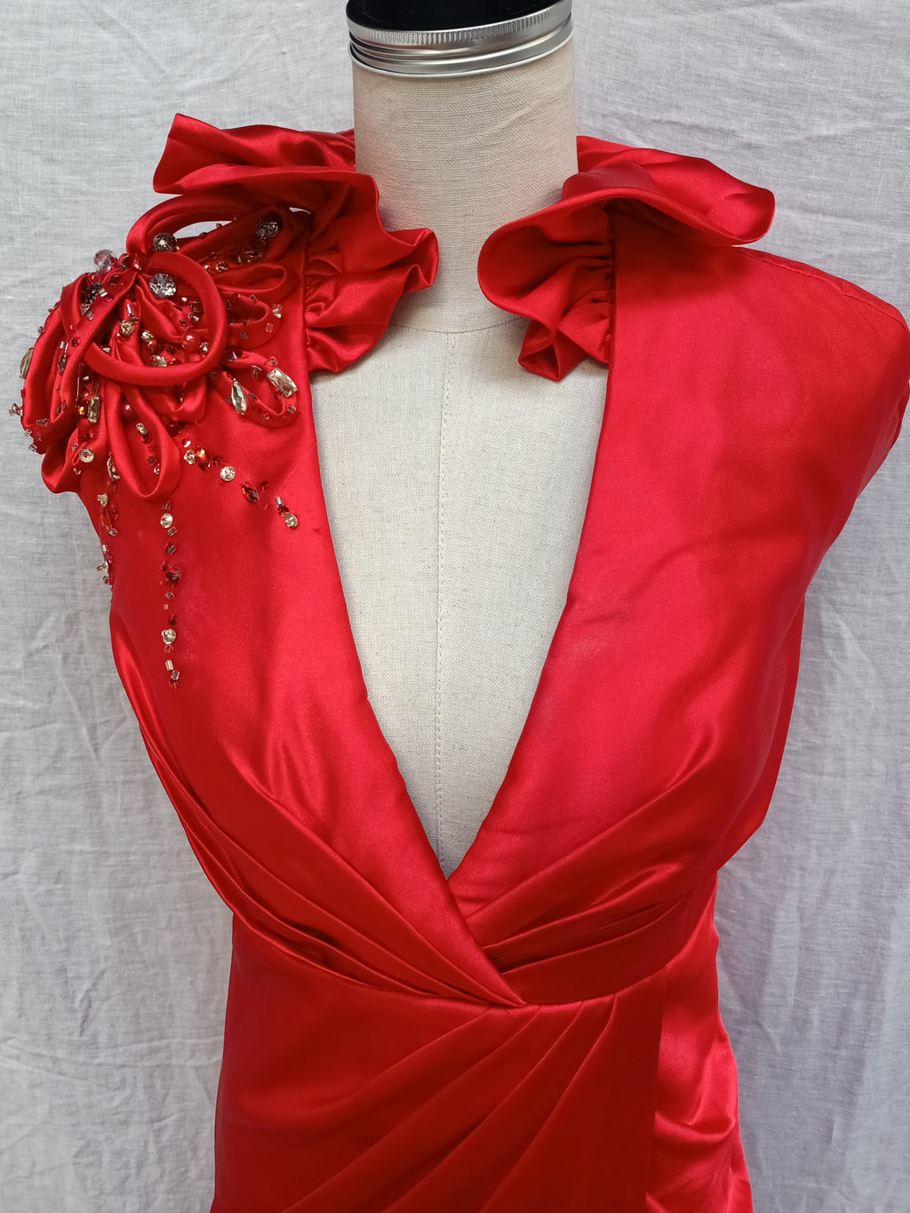 Maxi Satin Ball Dress