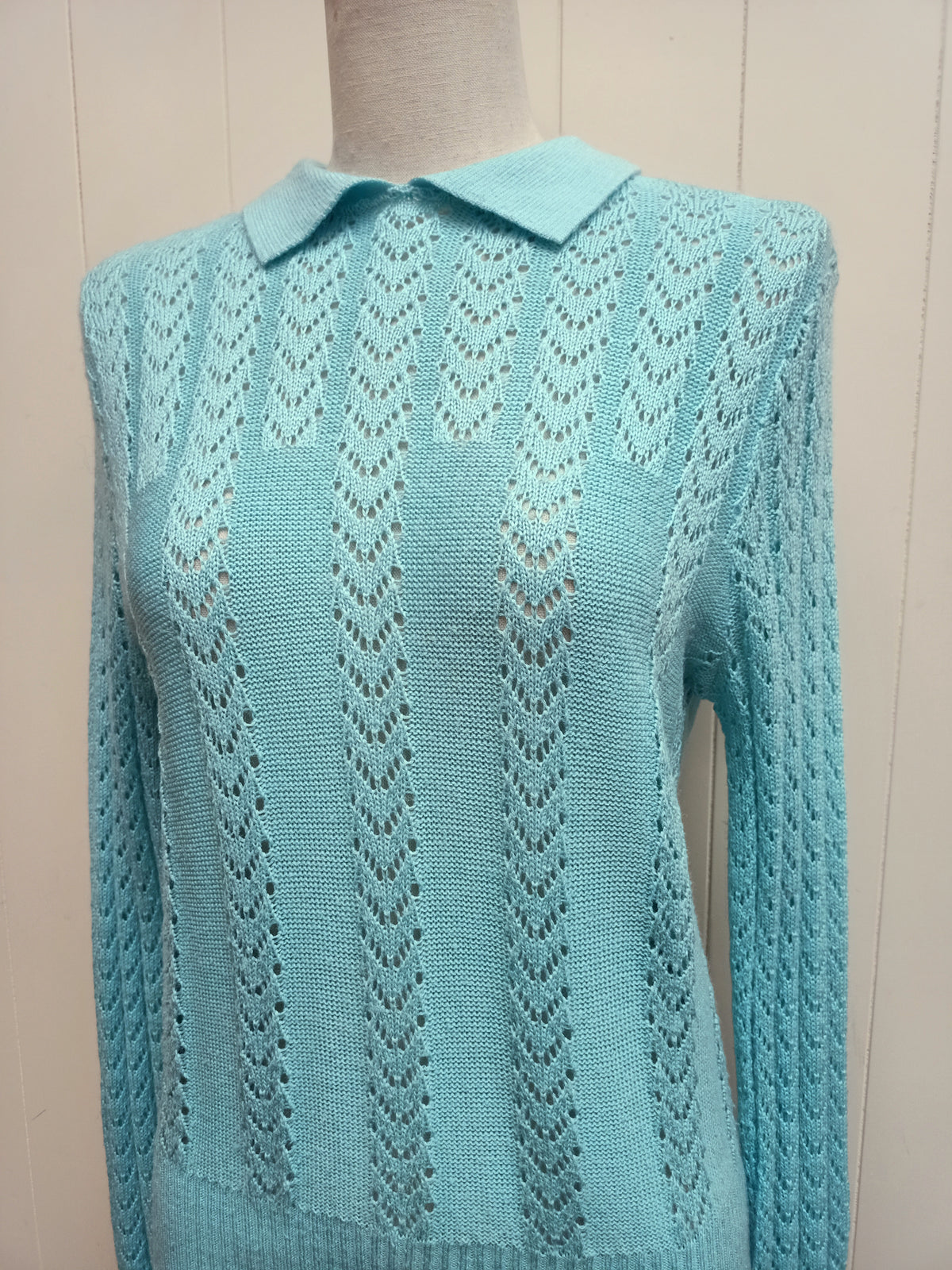 Vintage Royal Wyndham Collection Pointelle Sweater