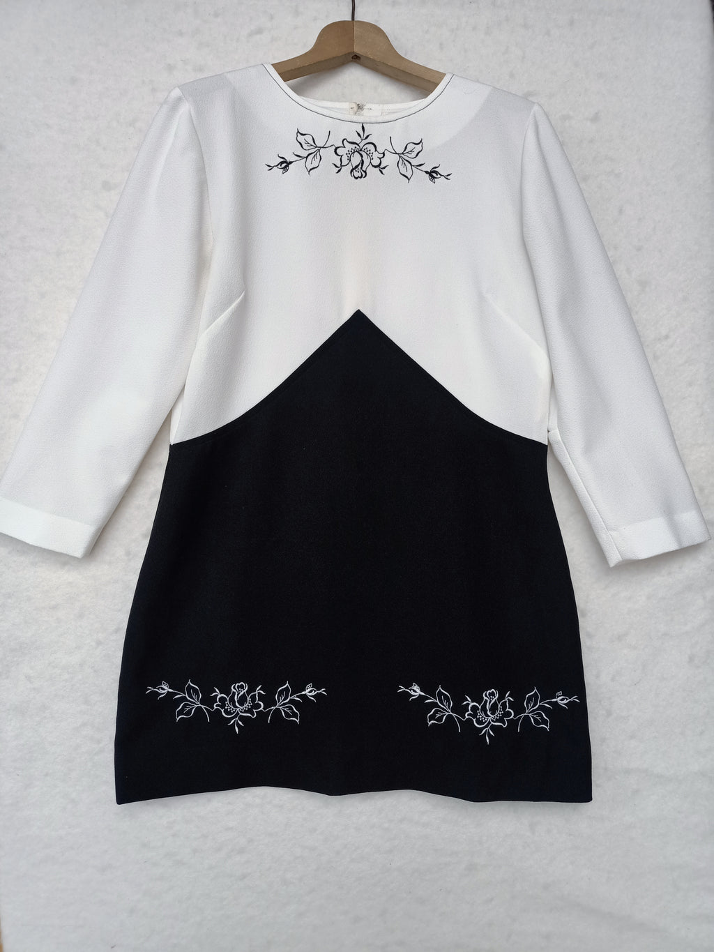 Vintage A Courier Style Shift Mini Dress