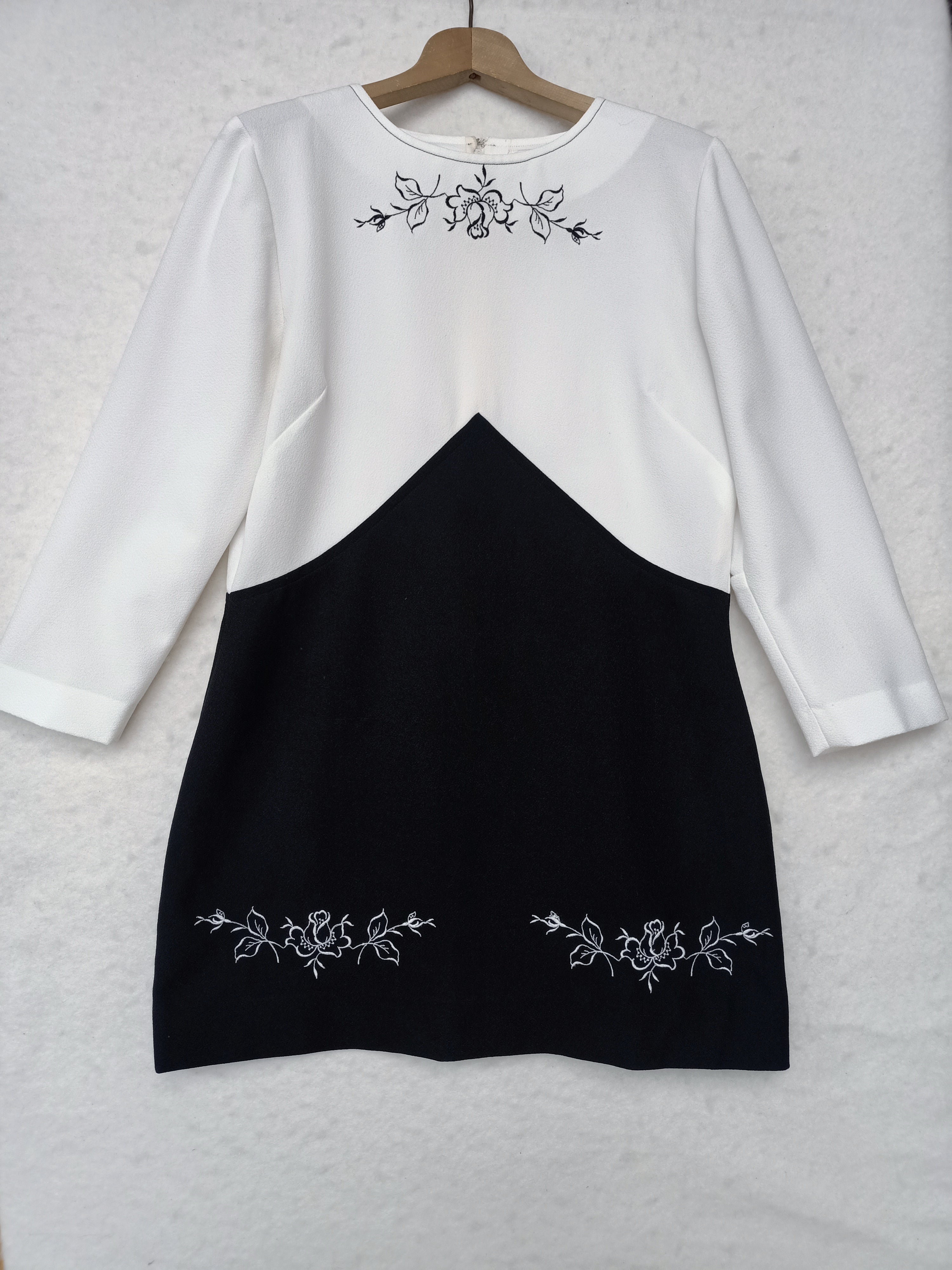 Vintage A Courier Style Shift Mini Dress