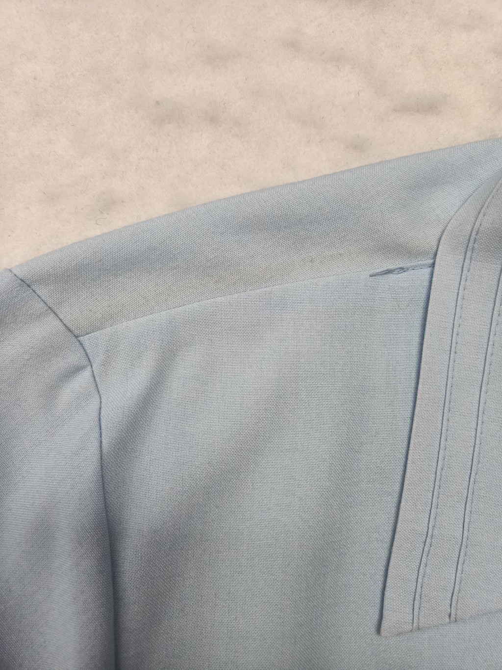 Vintage Professional & Trim Style Blue Dress