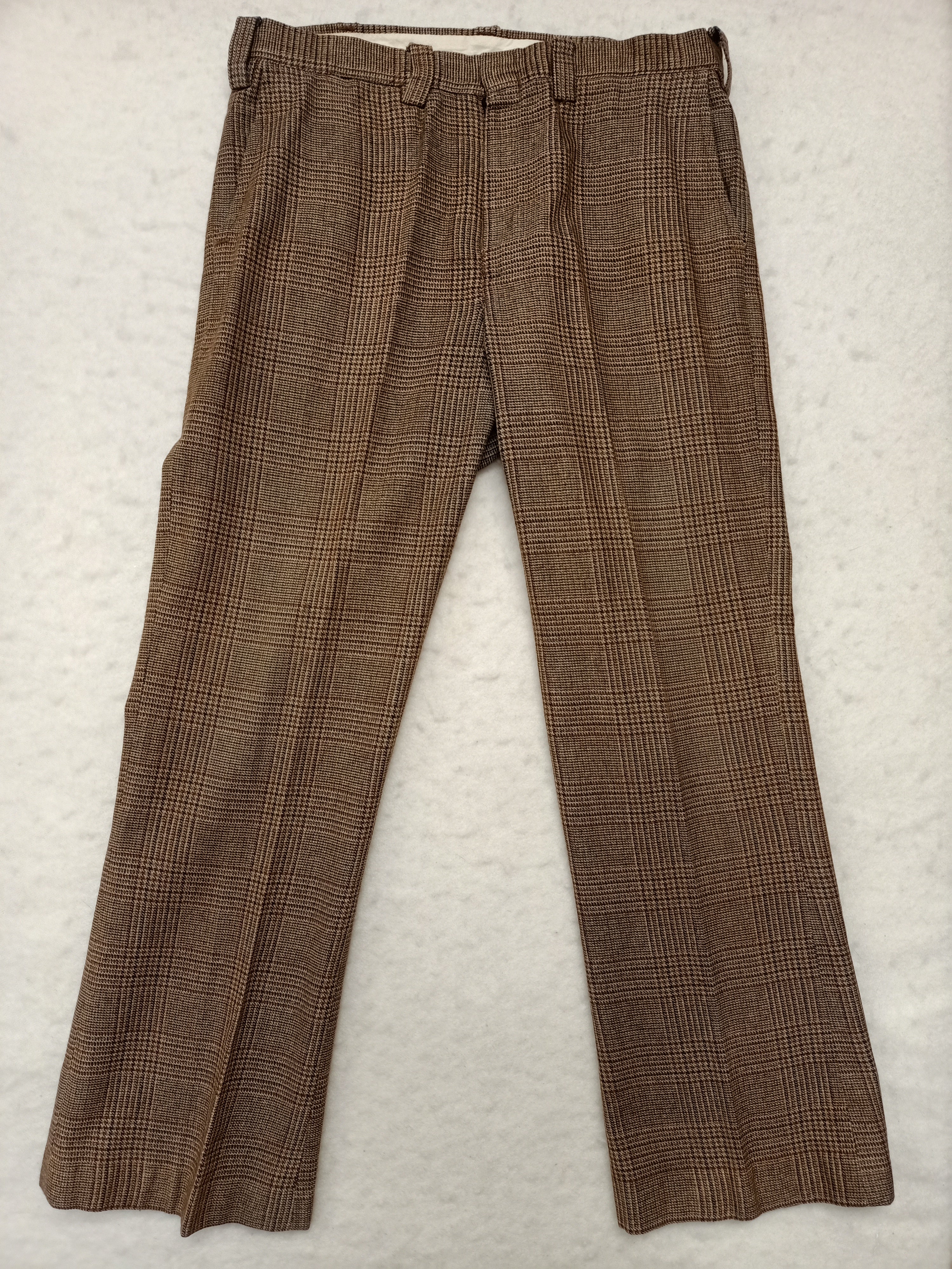 Vintage Mens Plaid Pants