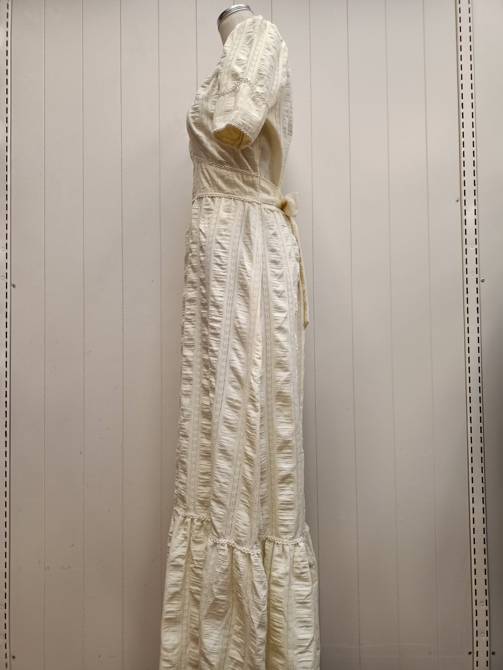 Vintage Yellow Prairie Maxi Dress
