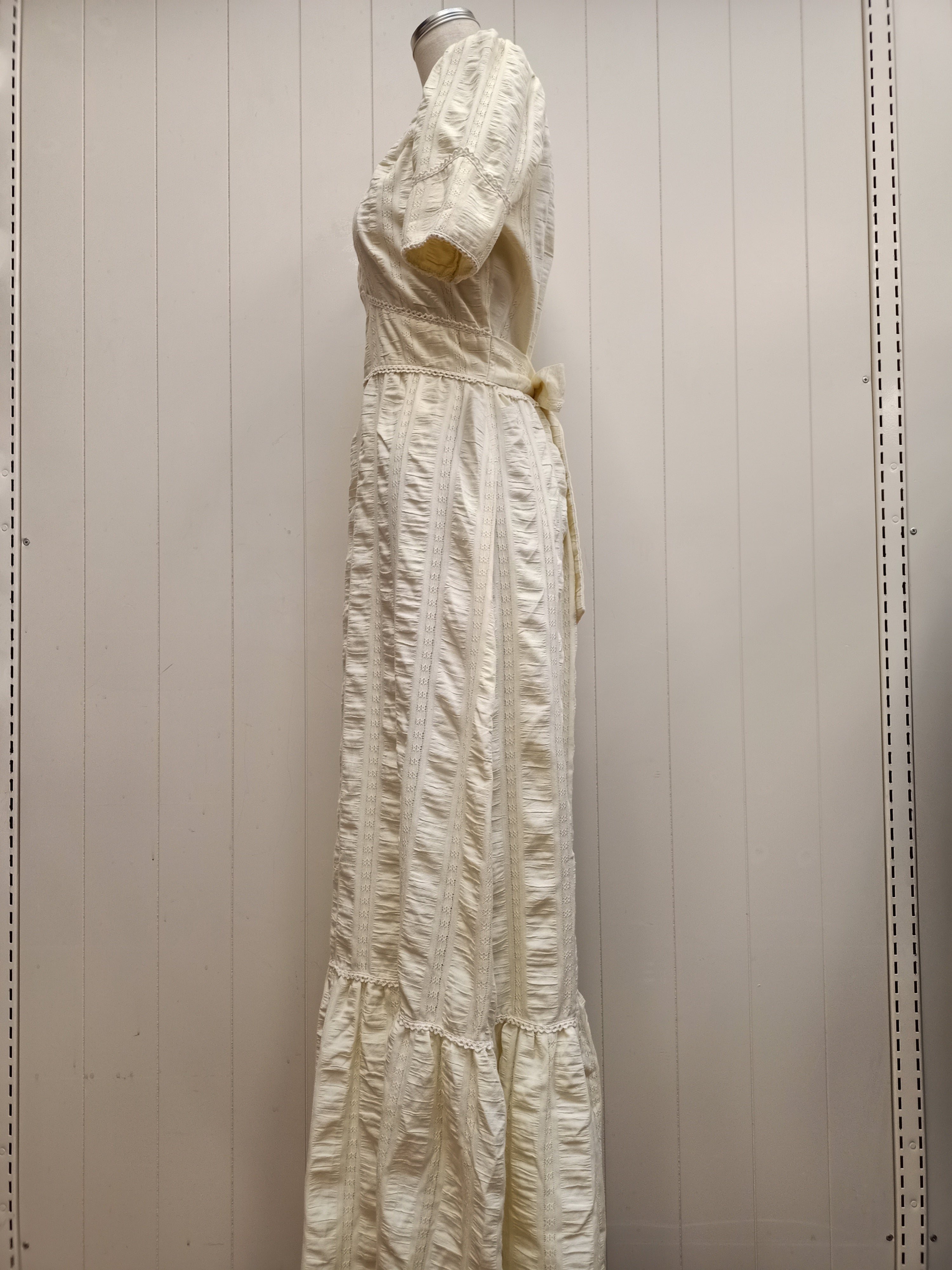 Vintage Yellow Prairie Maxi Dress