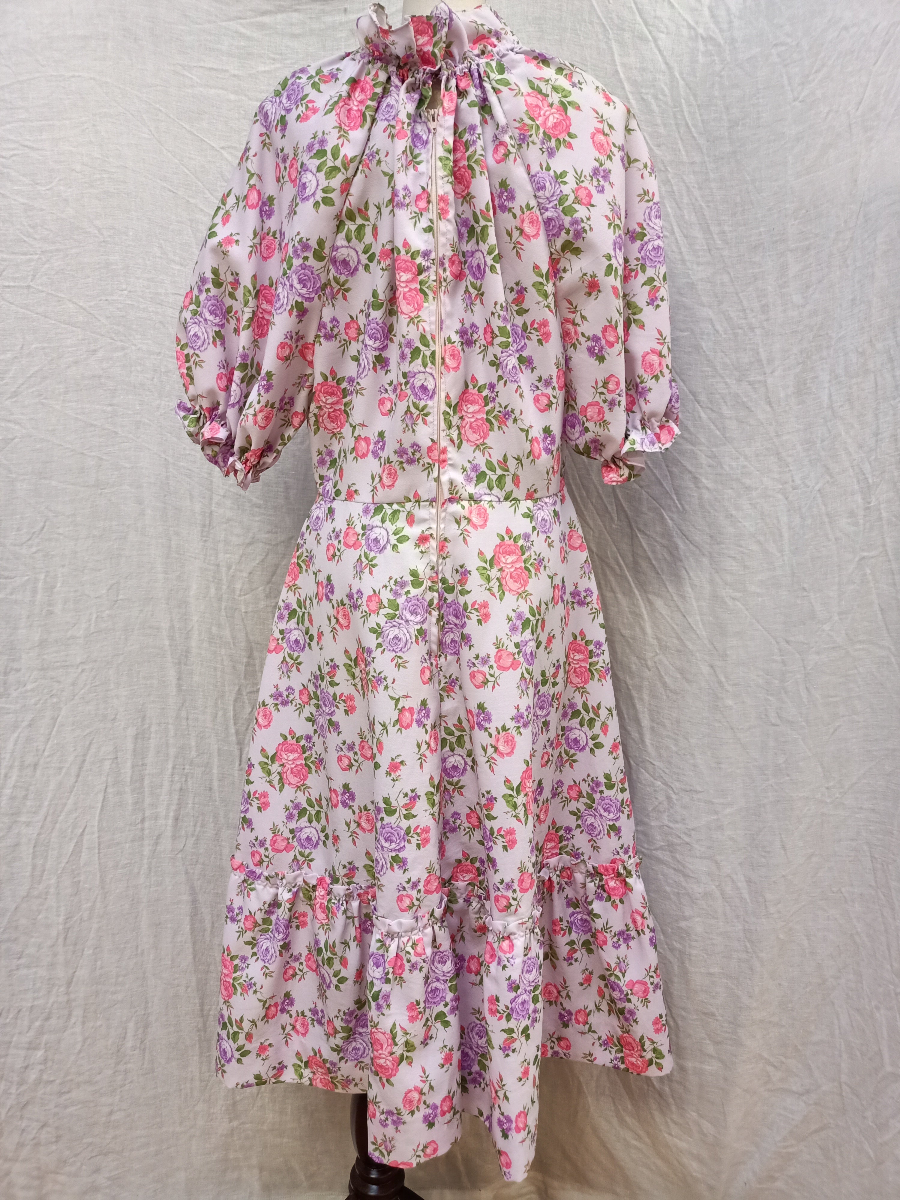 Vintage Peasant Blouse Dress