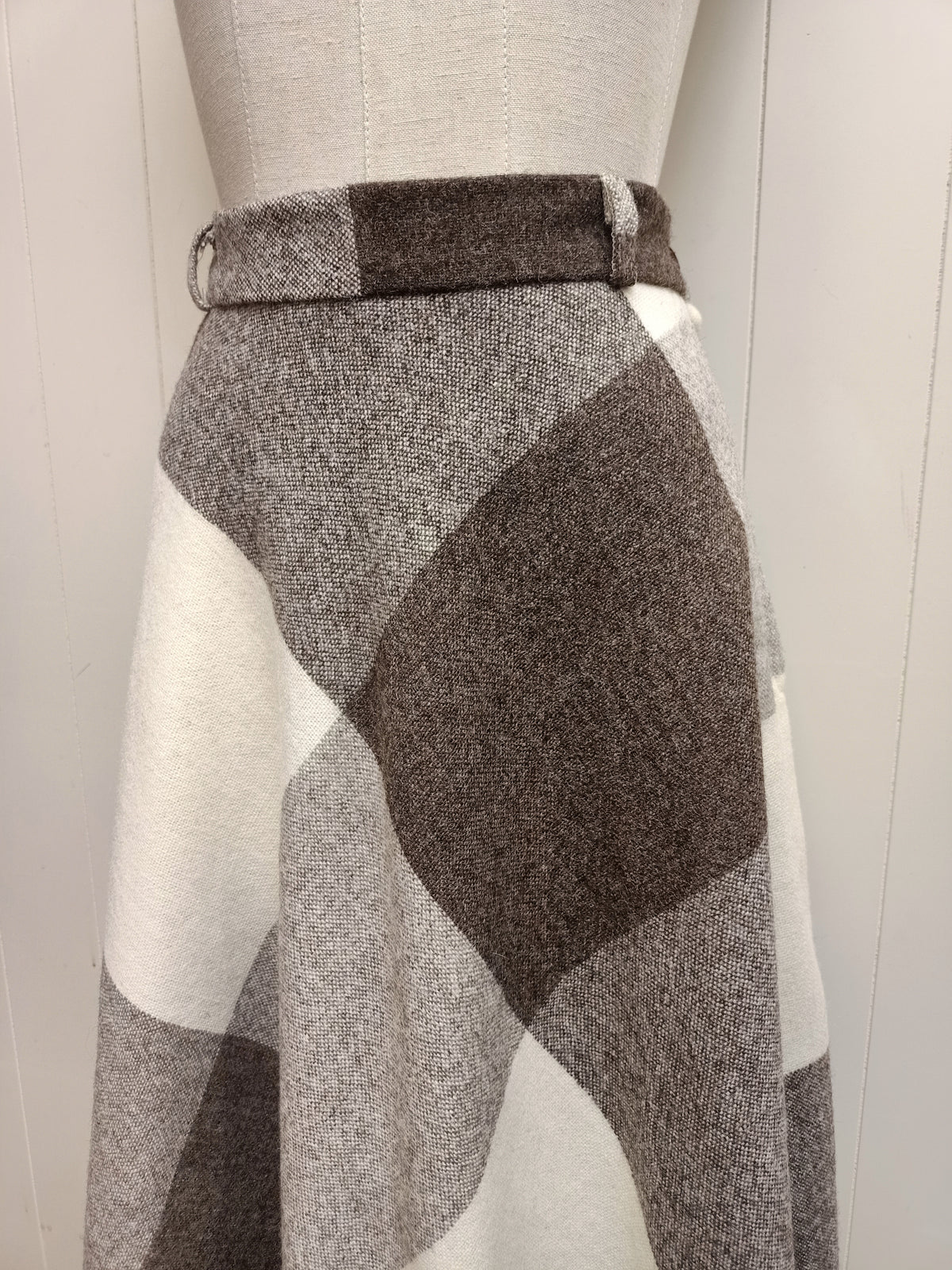 Vintage Derek Clothing Gingham Skirt