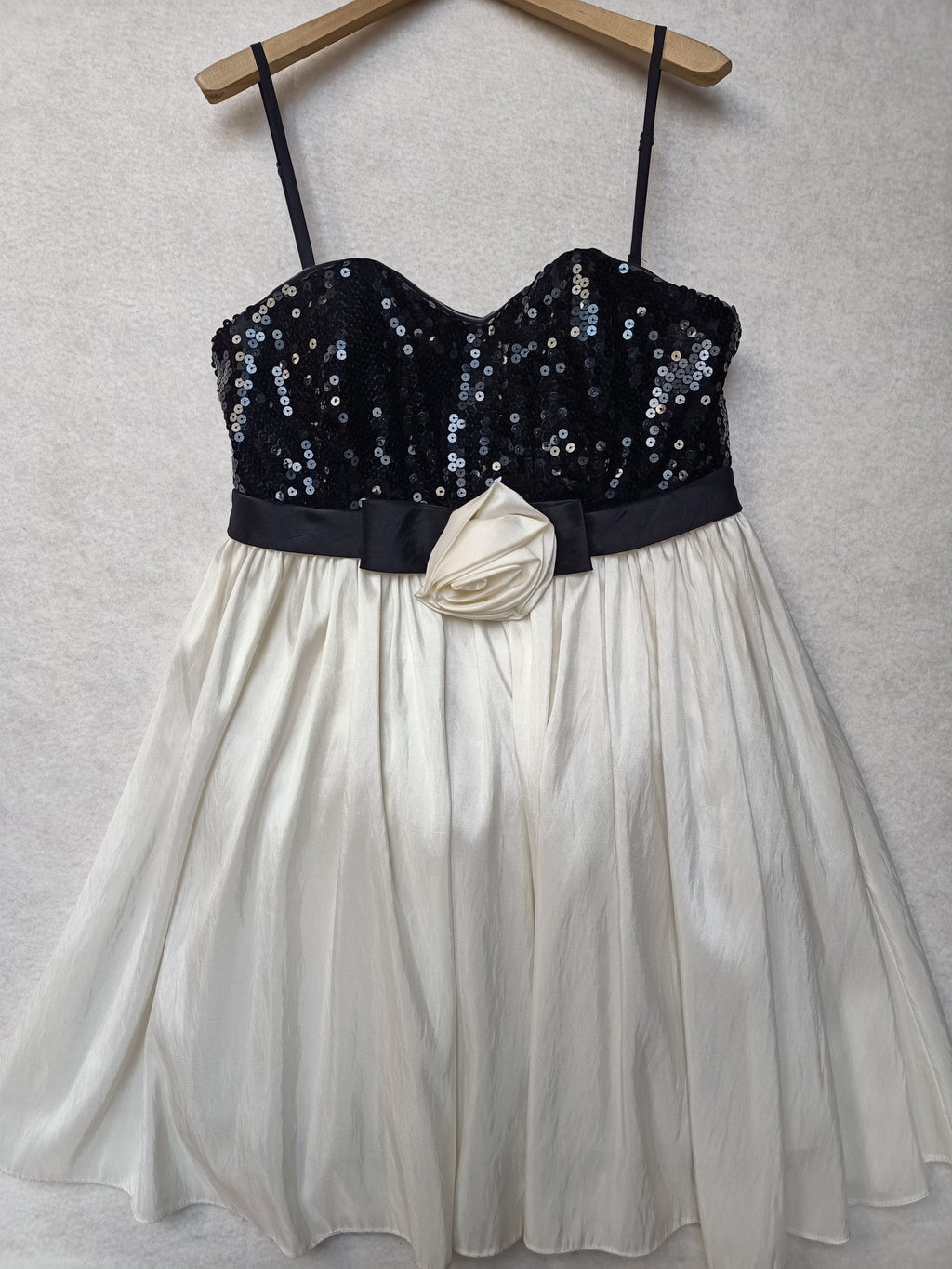 Mei Mei Sequin Monochrome Dress
