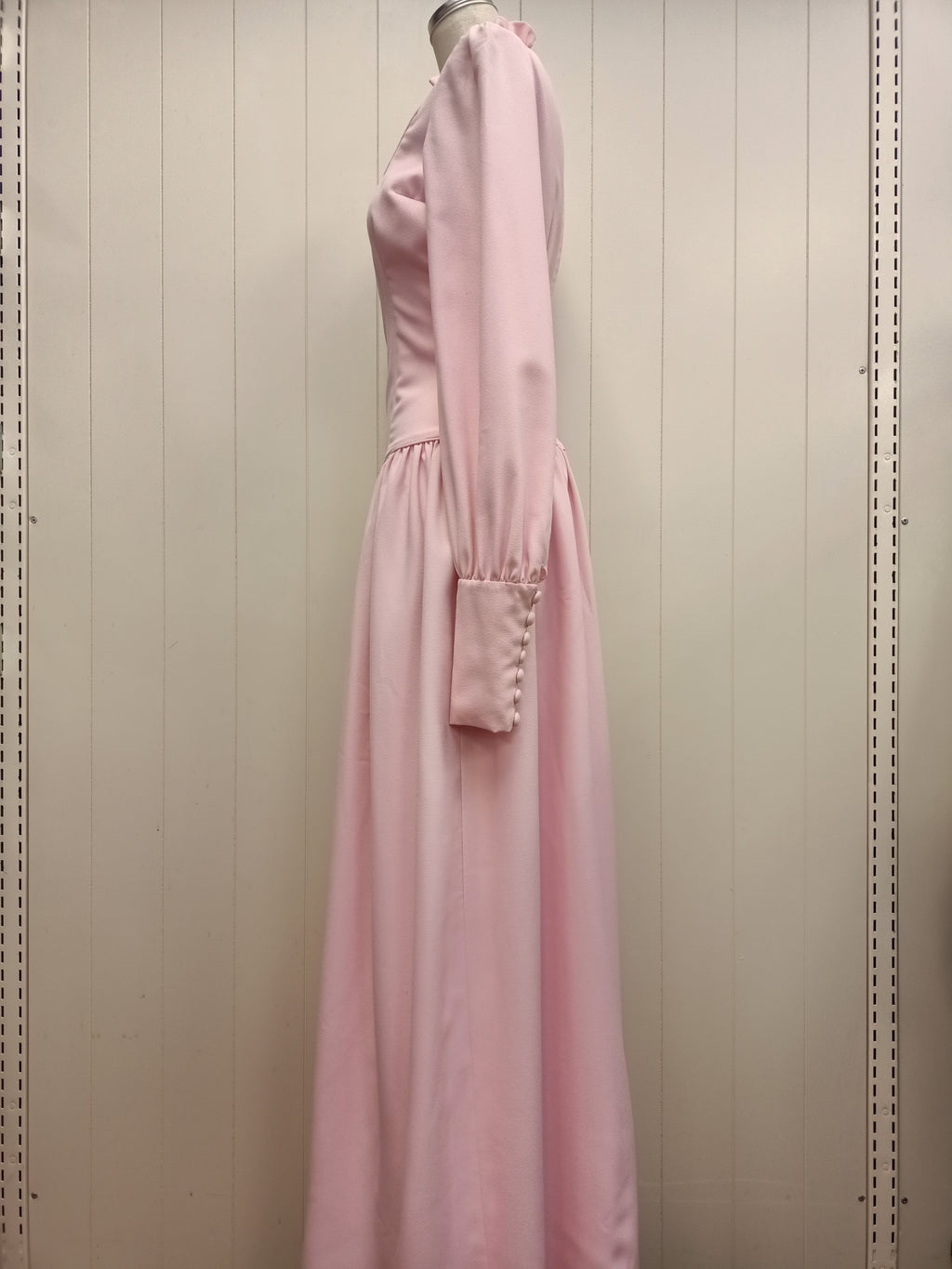 Vintage Prairie Pink Maxi Dress