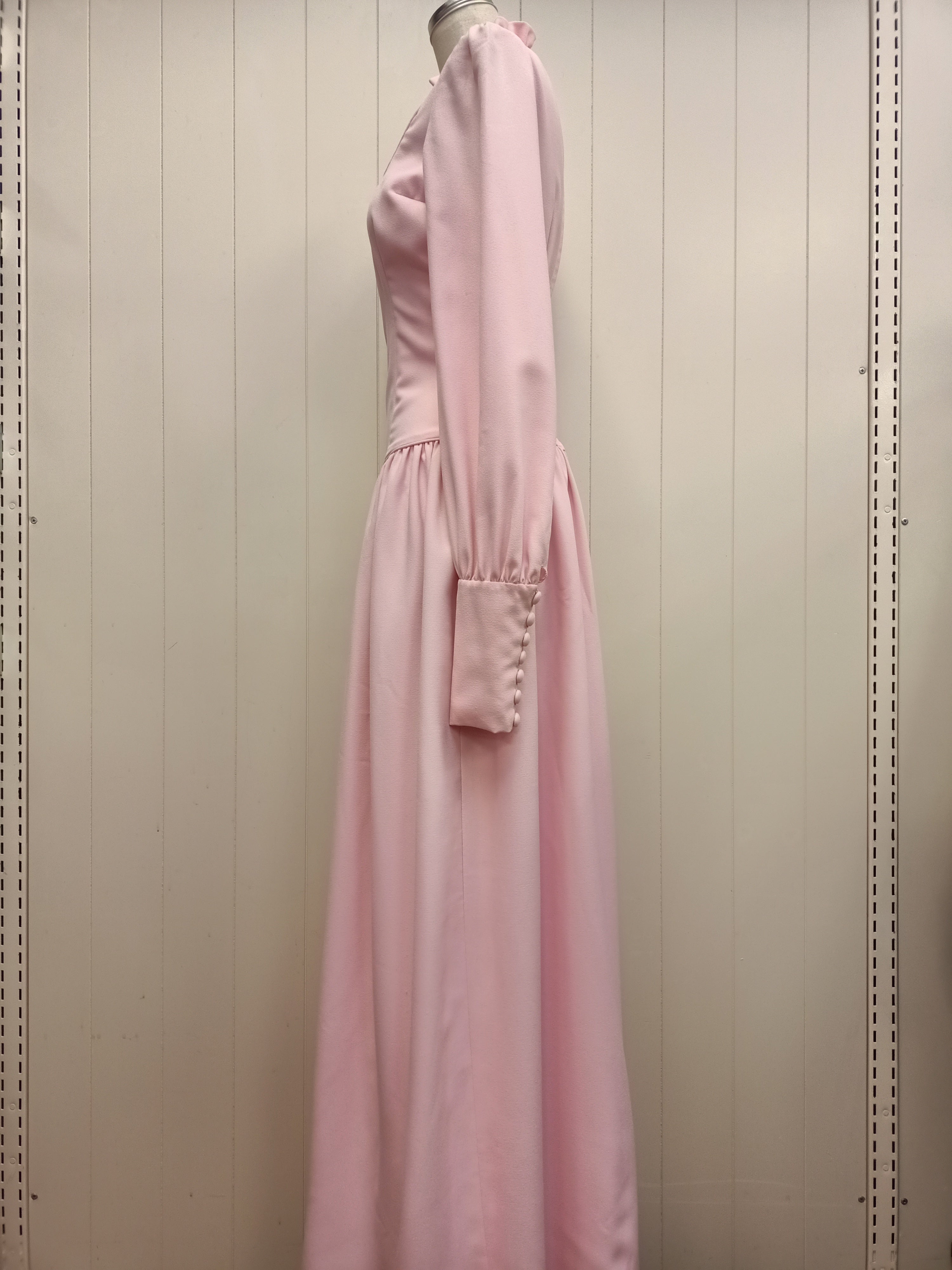 Vintage Prairie Pink Maxi Dress