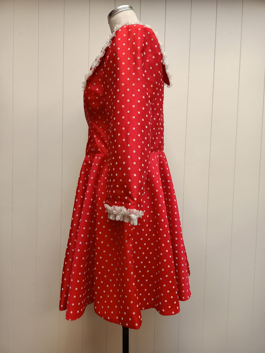 Vintage Polka Dot Prairie Dress