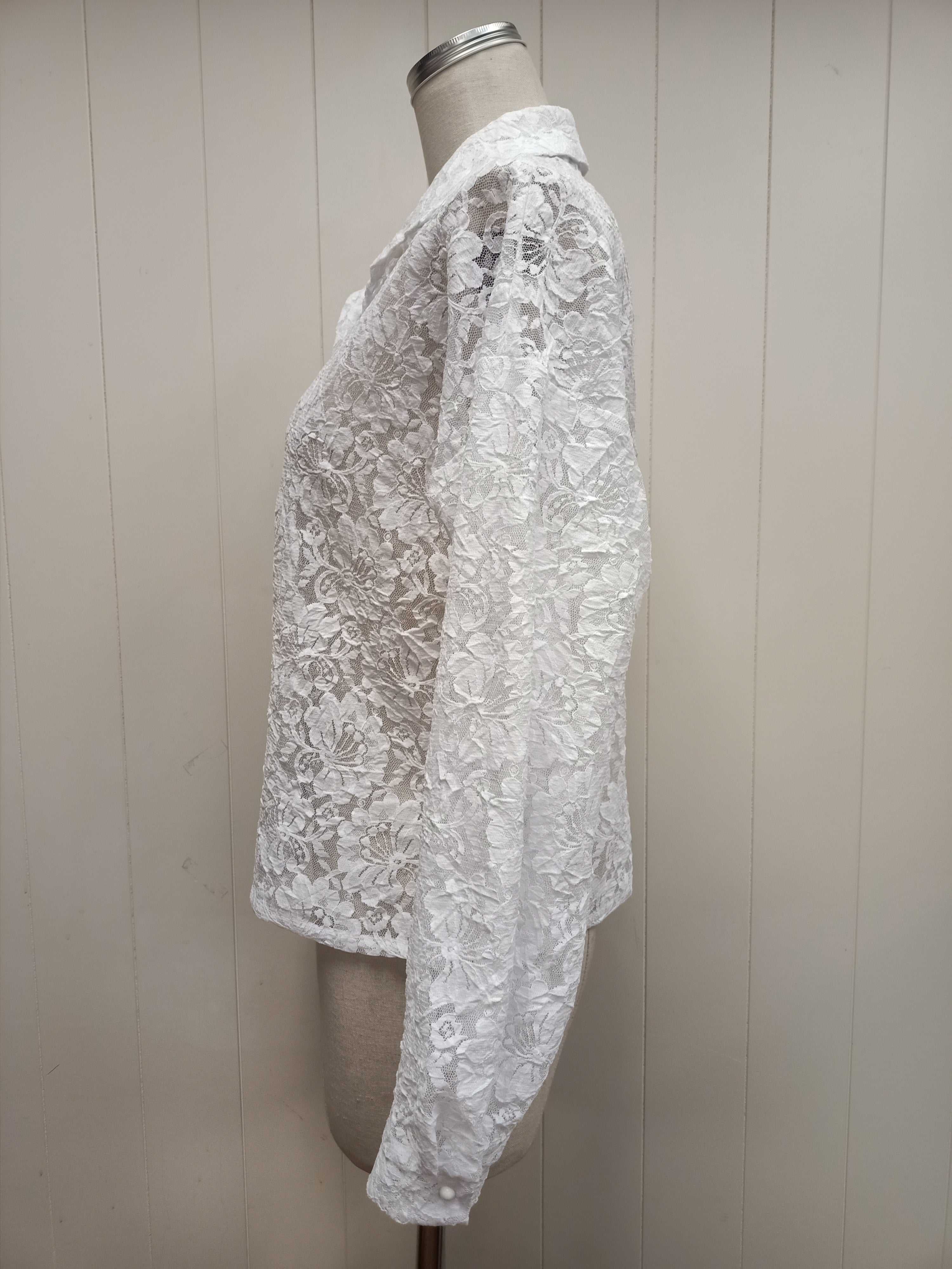 Vintage White Lace Shirt