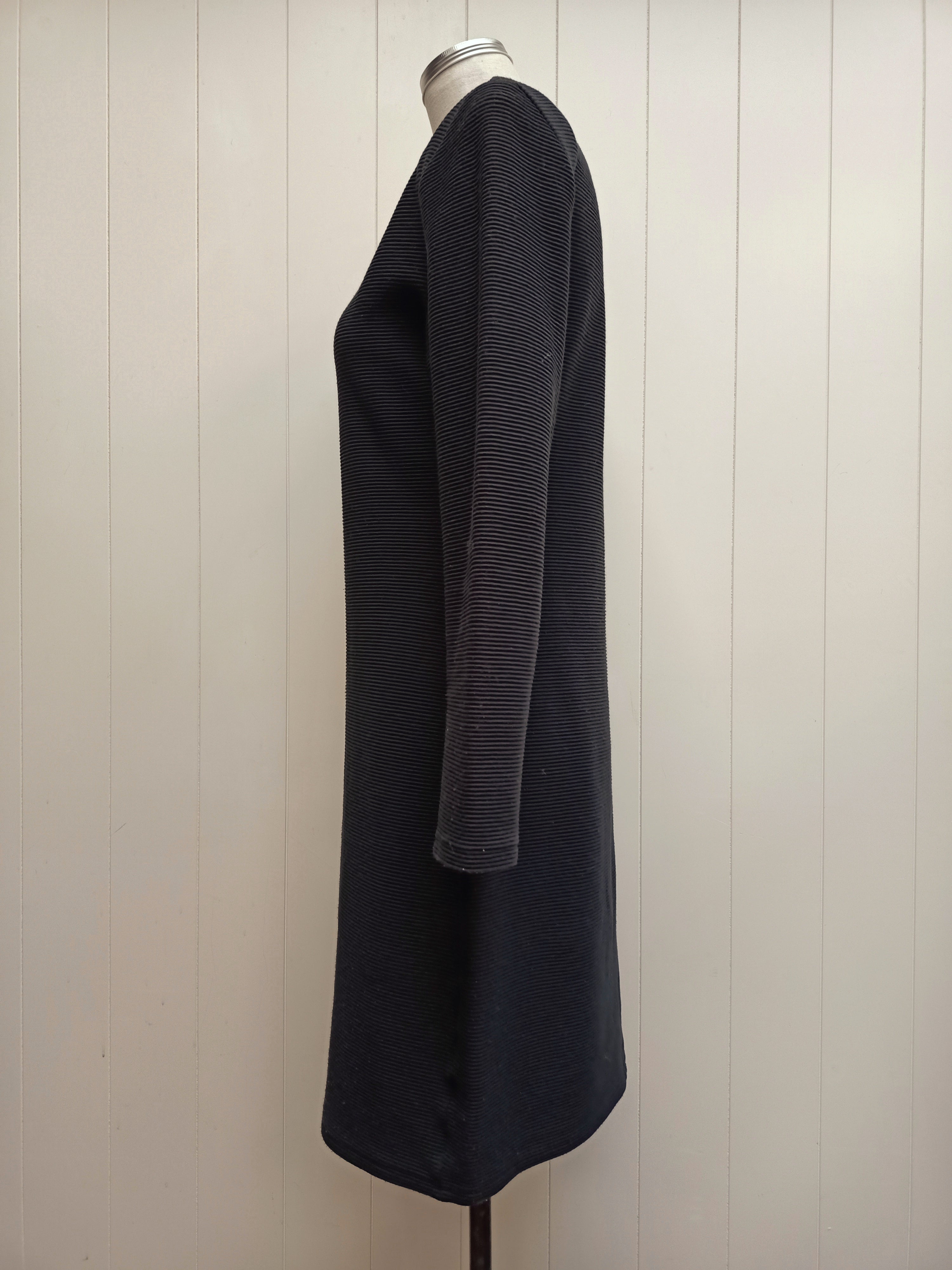 Vintage Rampage Black Striped Texture Dress