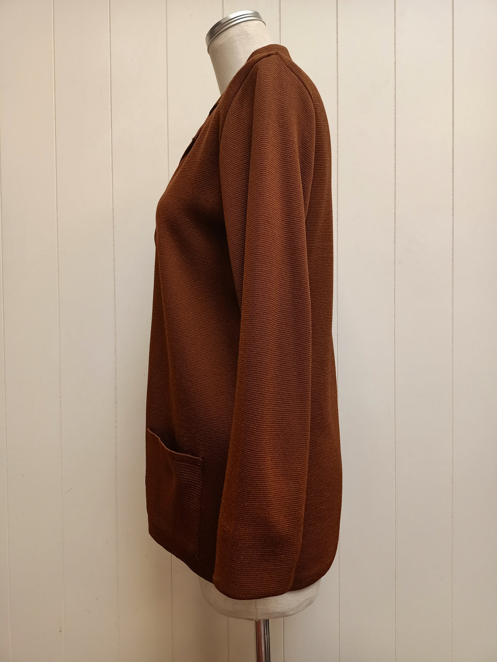 Vintage Rich Brown Cardigan