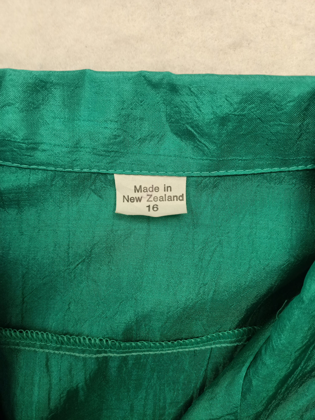 Vintage Oversized Crinkle Satin Shirt