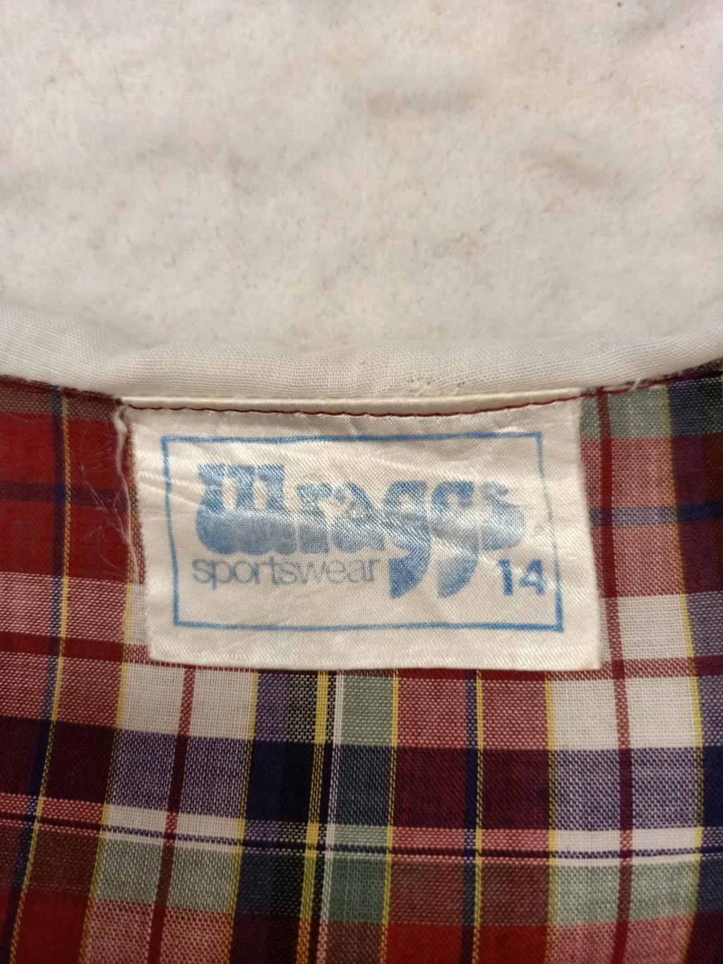 Vintage Wraggs Plaid Shirt