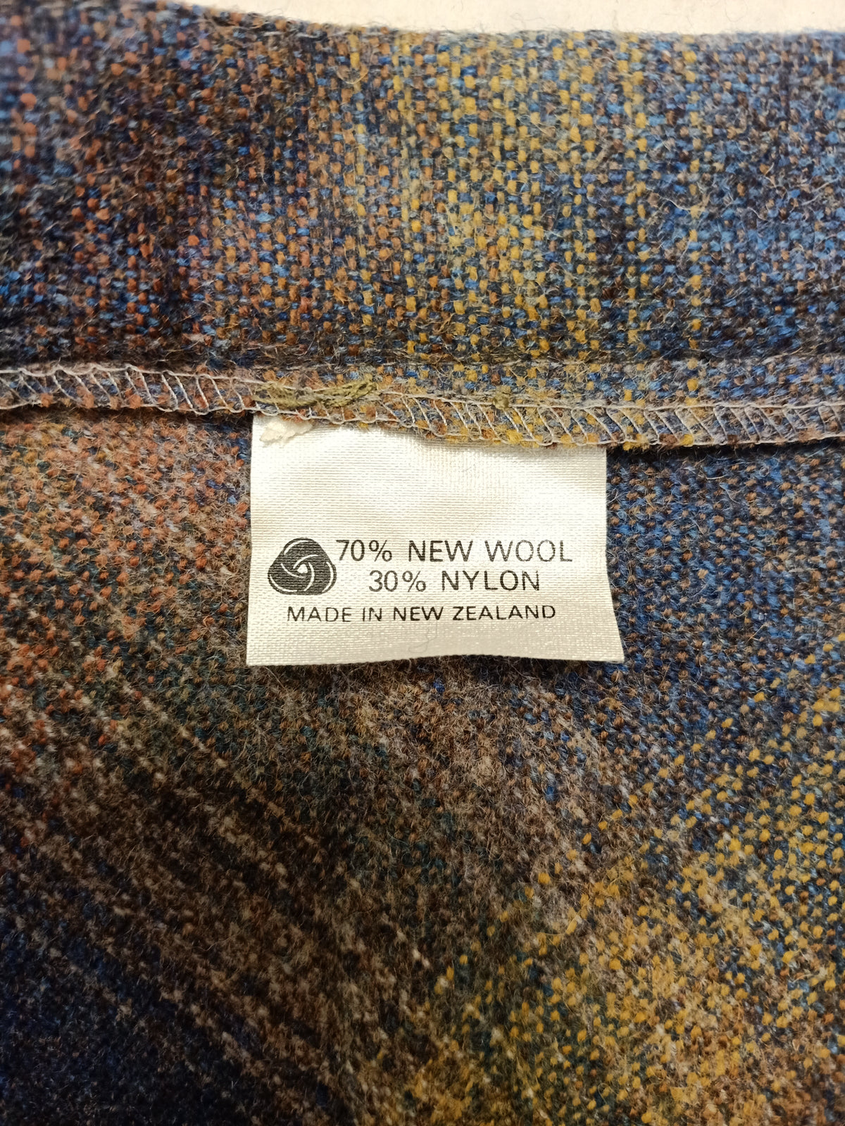 Vintage Plaid Pleated Skirt