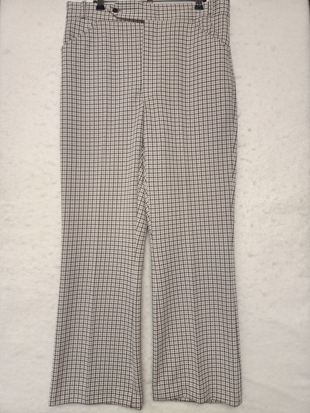 Vintage Mens Sears Checkered Pants