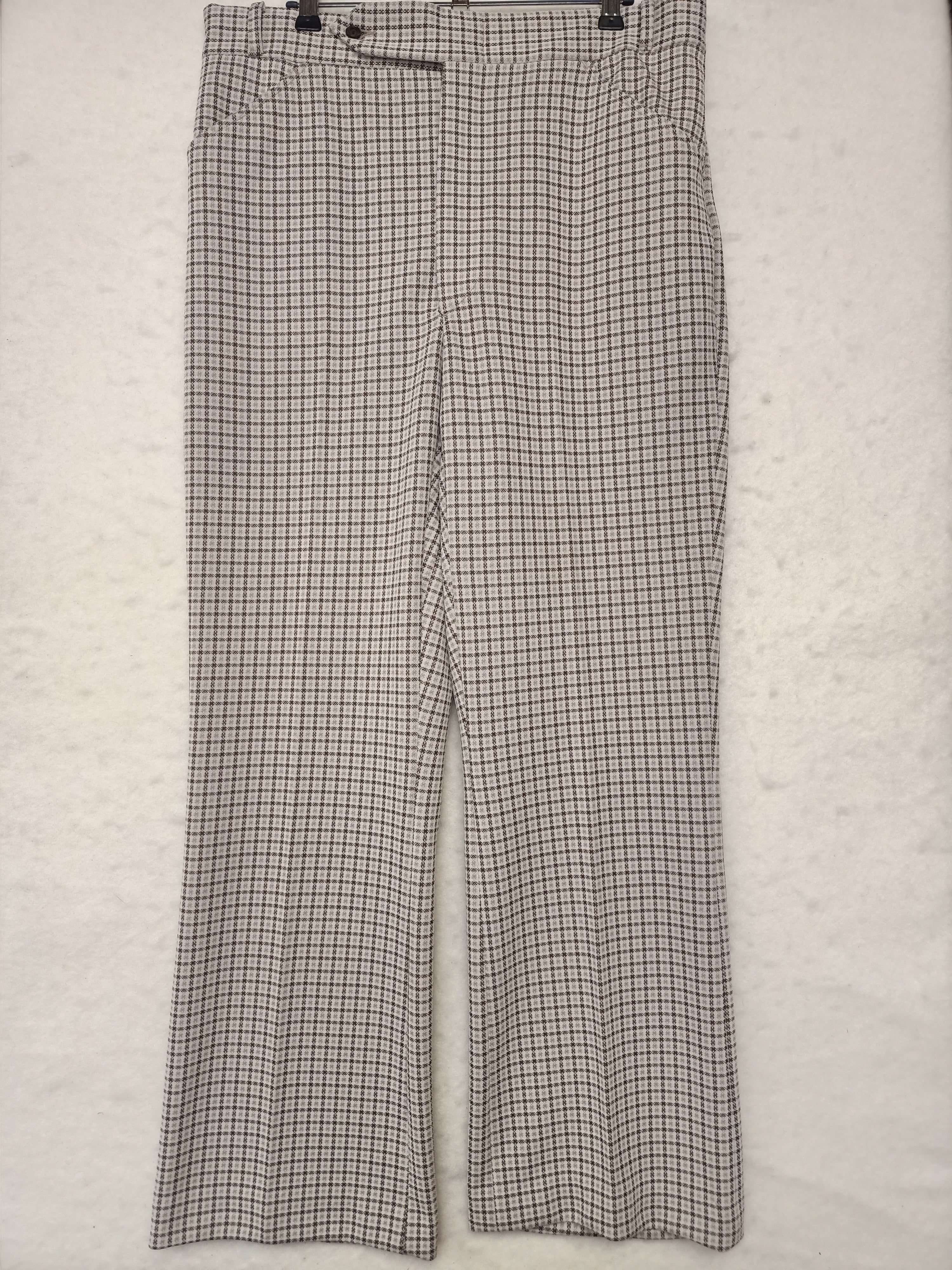 Vintage Mens Sears Checkered Pants
