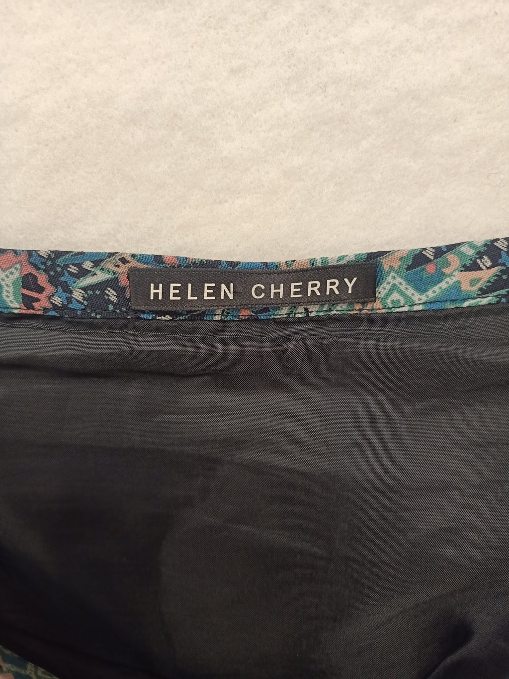 Helen Cherry Silk Skirt