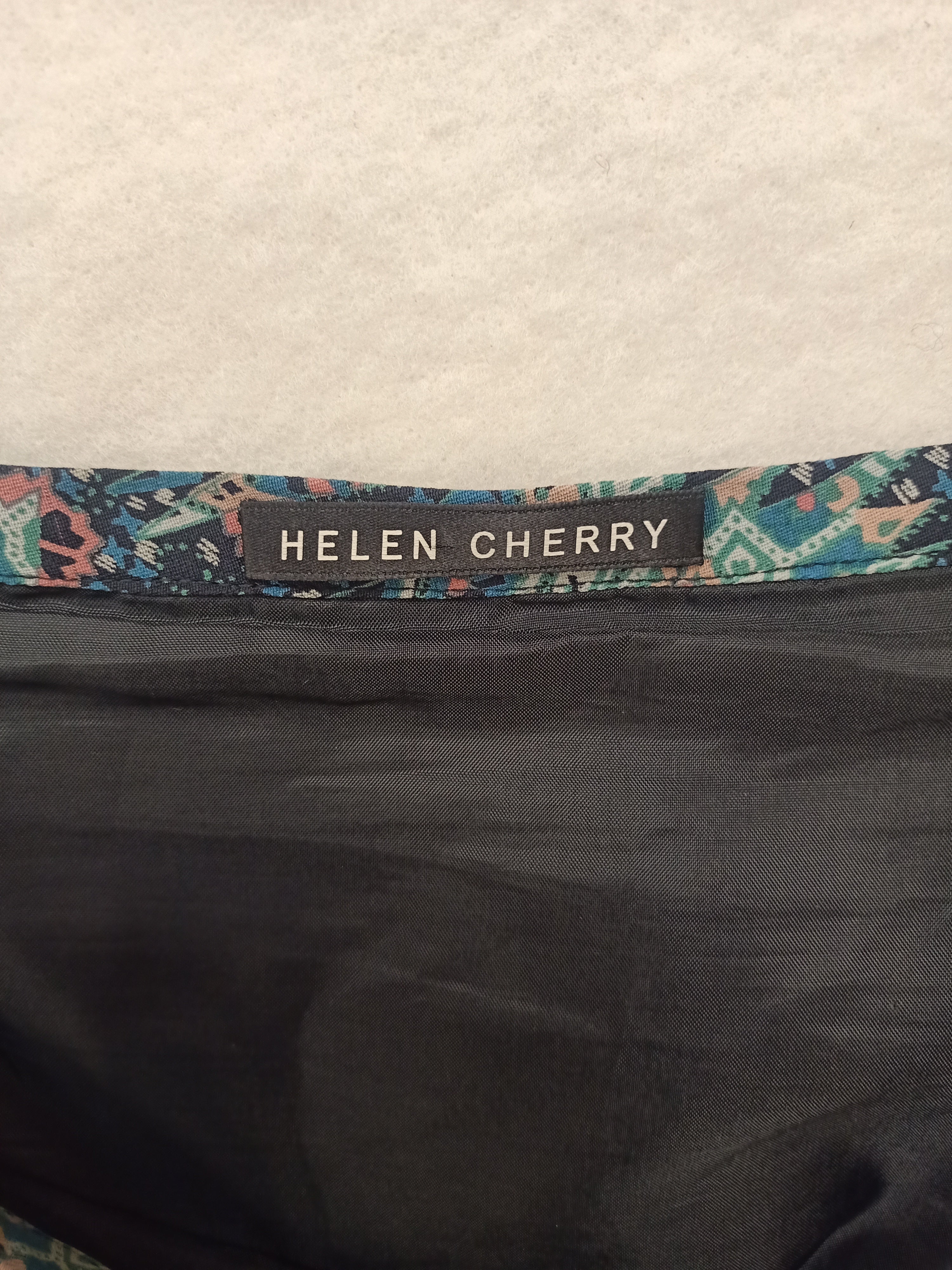 Helen Cherry Silk Skirt