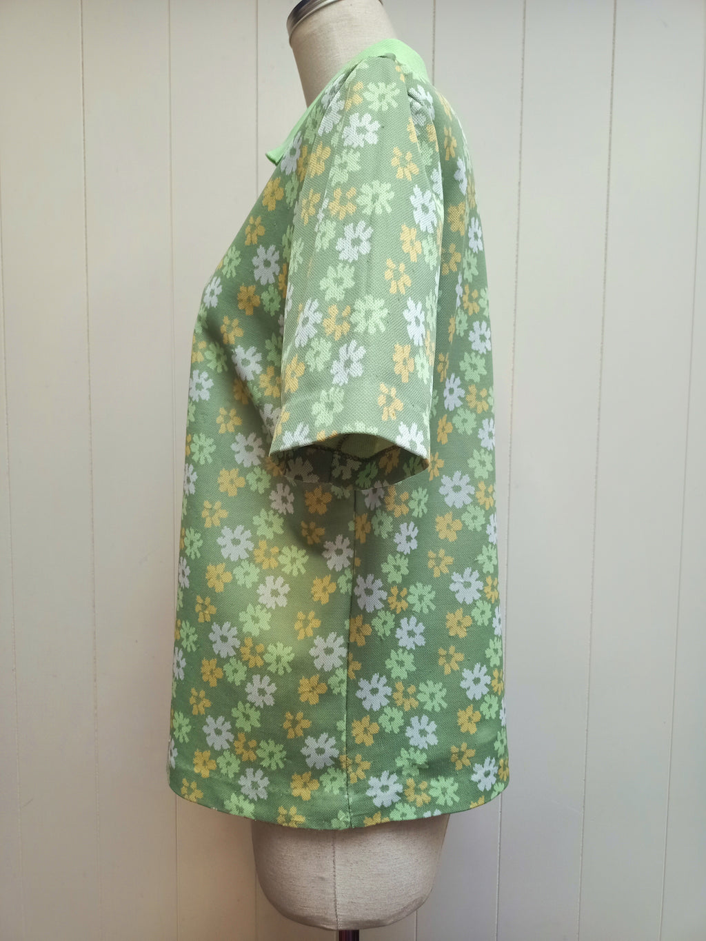 Vintage Silverdale Floral Polo Shirt
