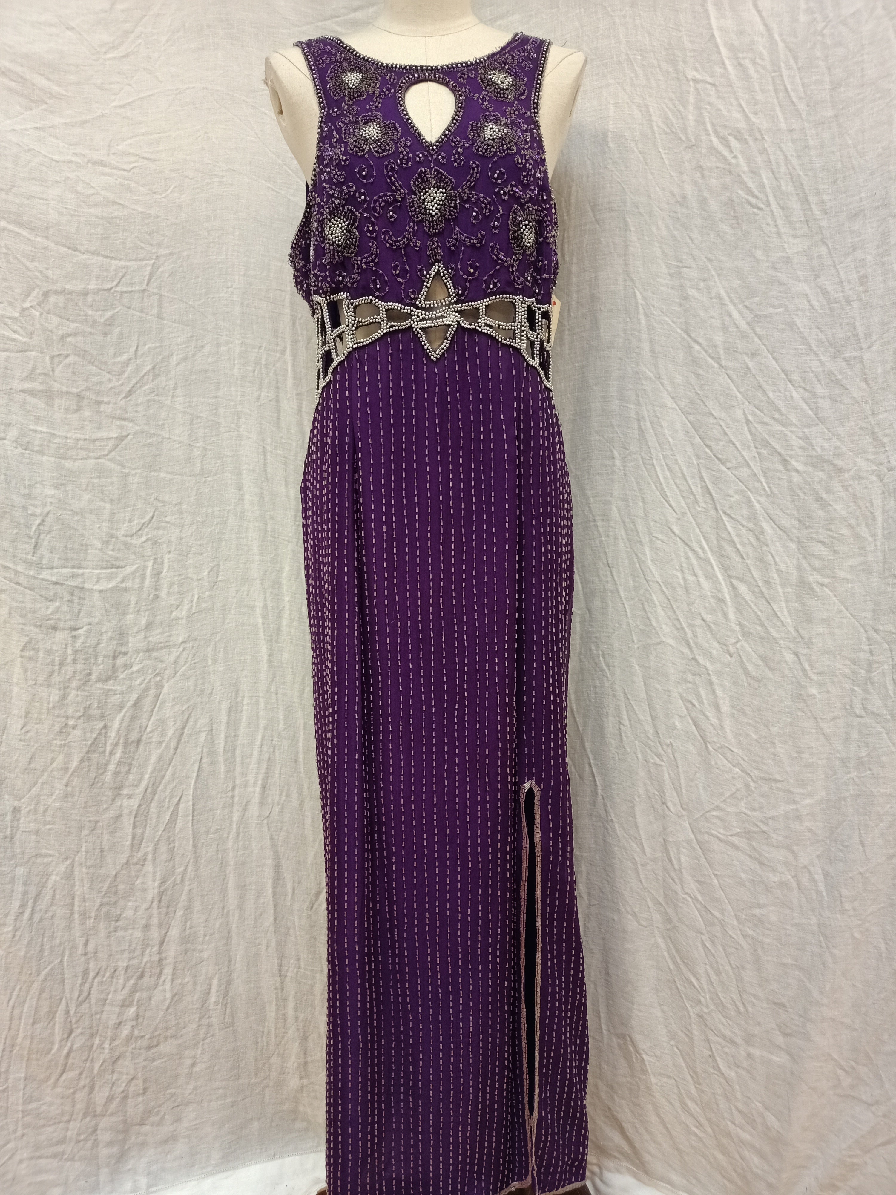 Landmark Silk Bedazzled Dress