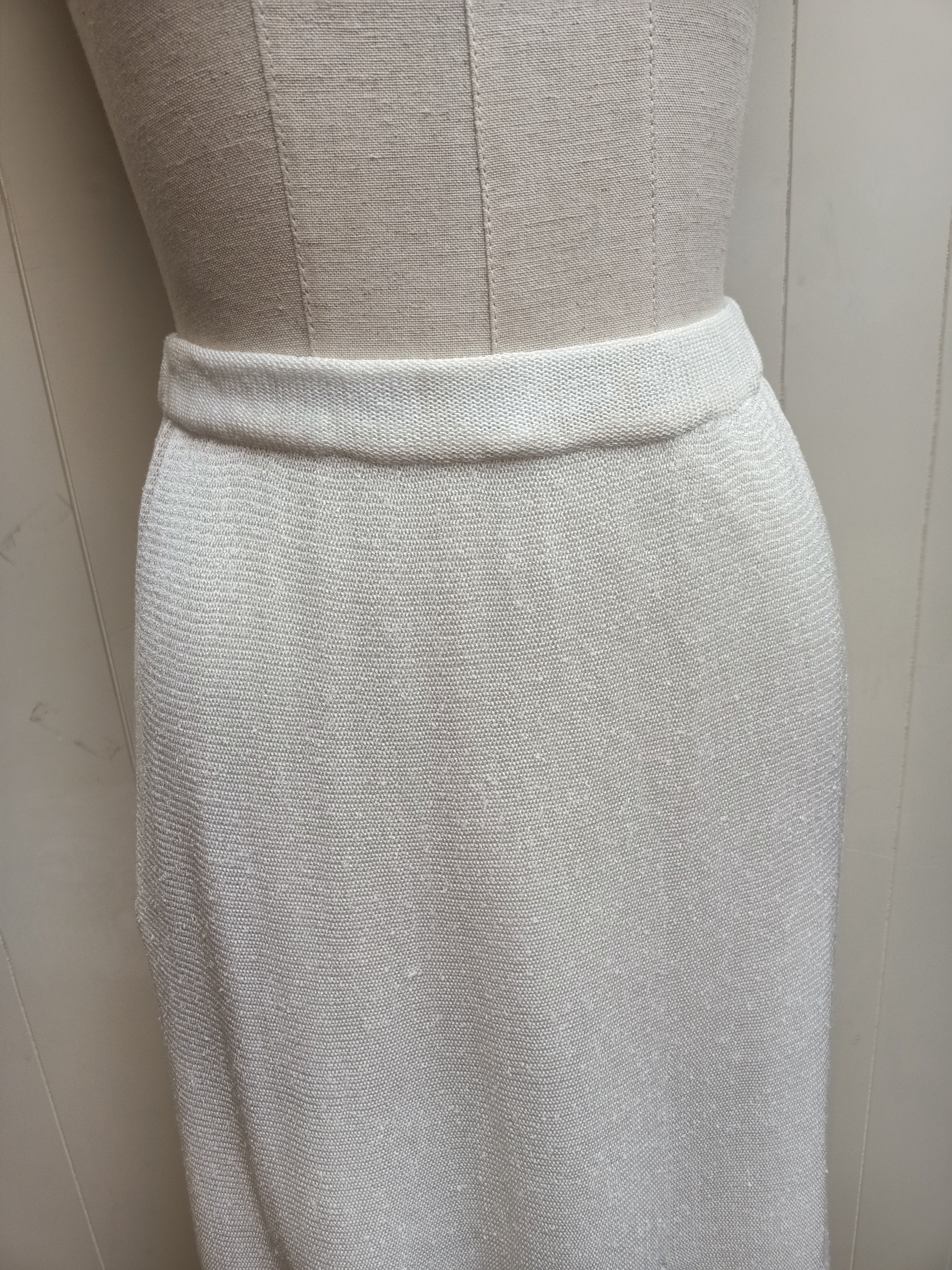 Vintage Knit Godet Skirt