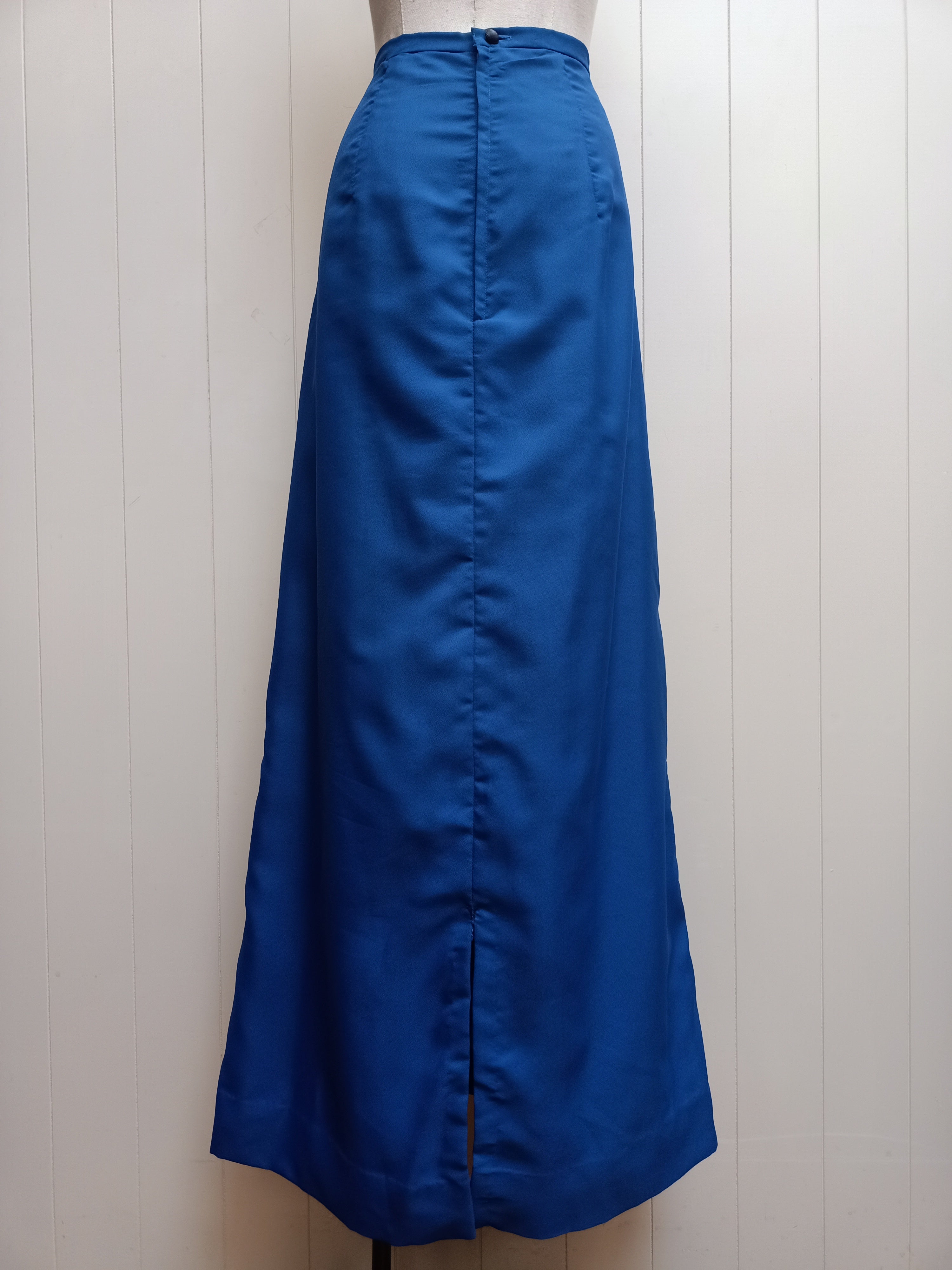 Vintage Blue Maxi Skirt
