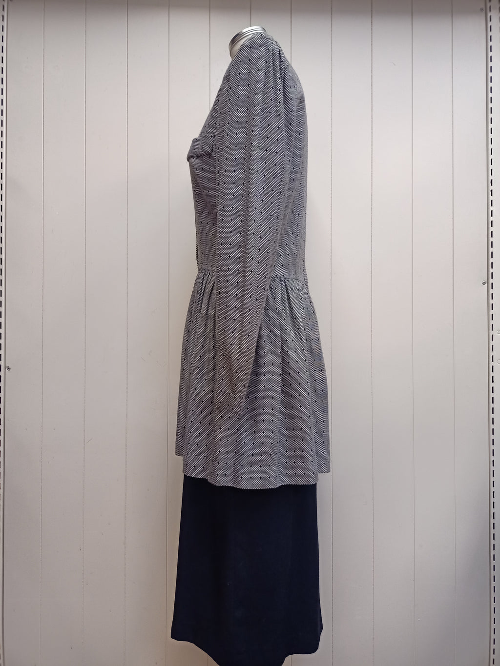 Vintage David Warren Peplum Dress
