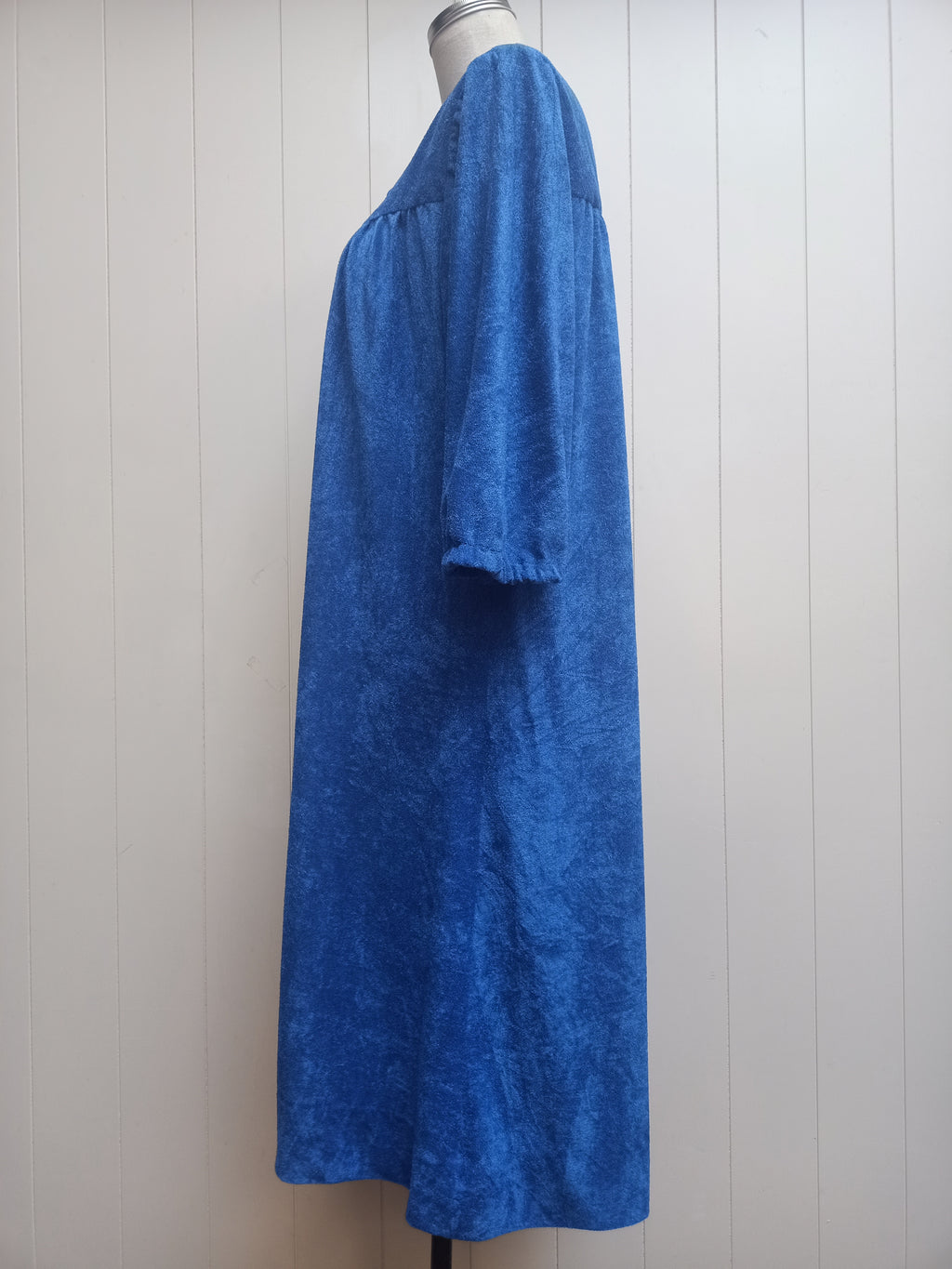 Vintage Blue Terry Dress