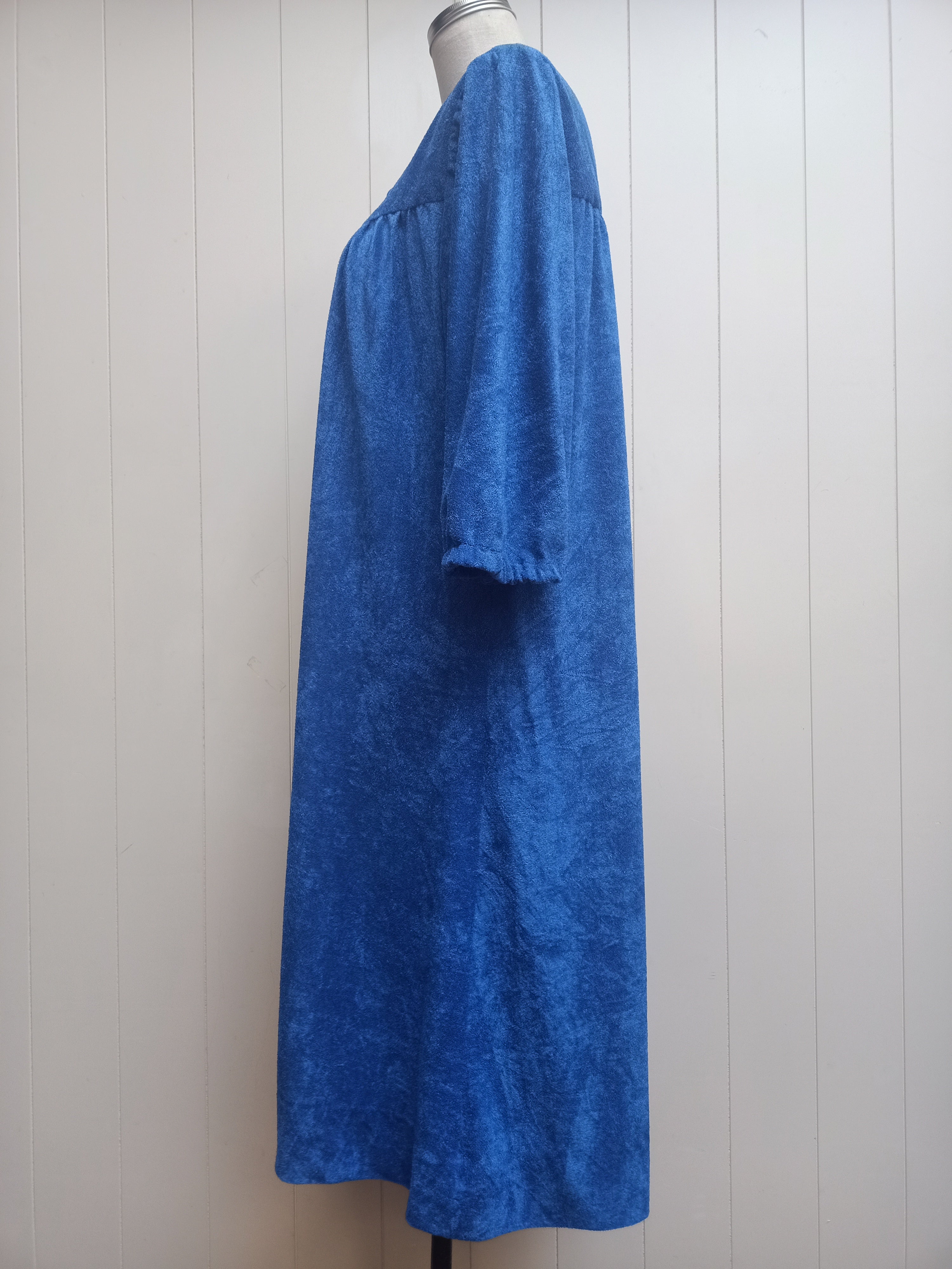 Vintage Blue Terry Dress