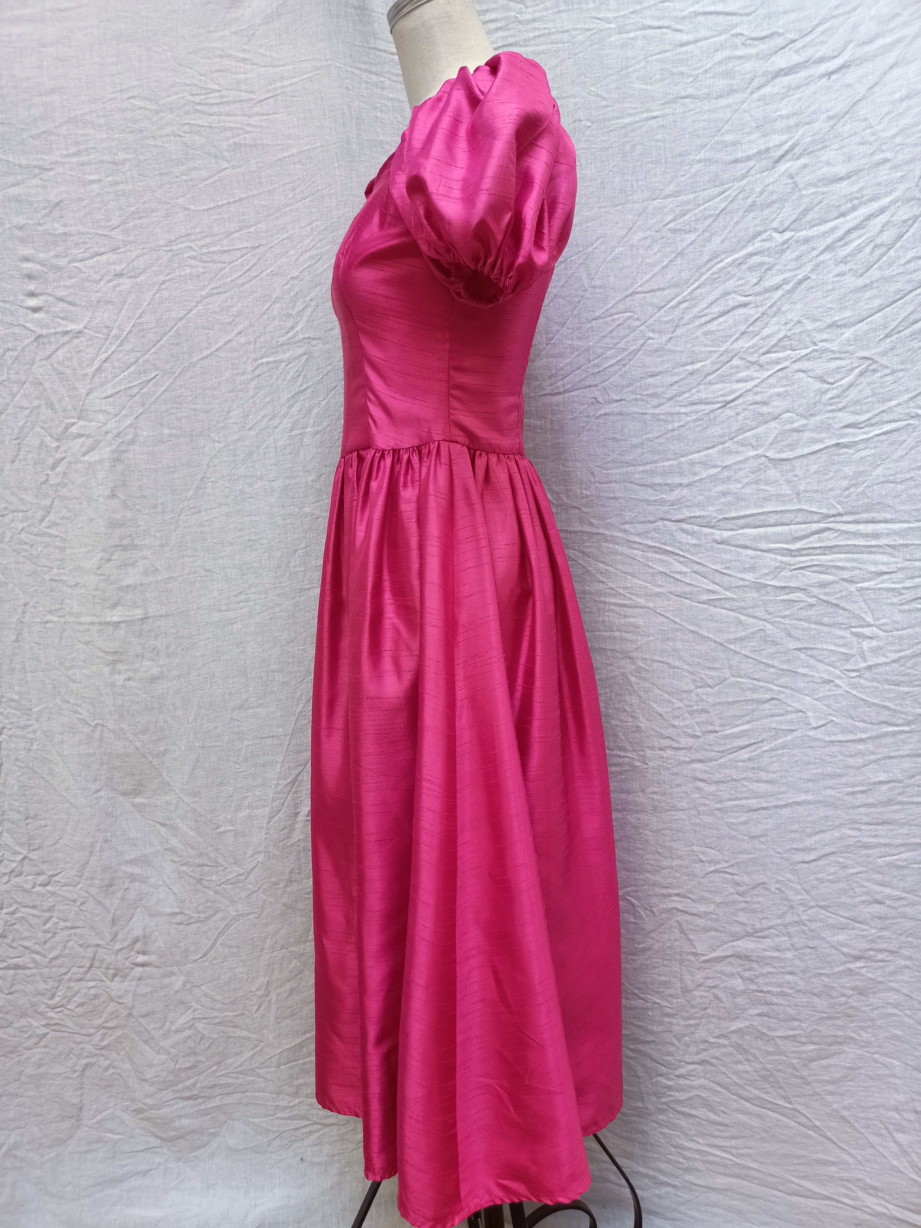 Vintage Pink Puff Dress