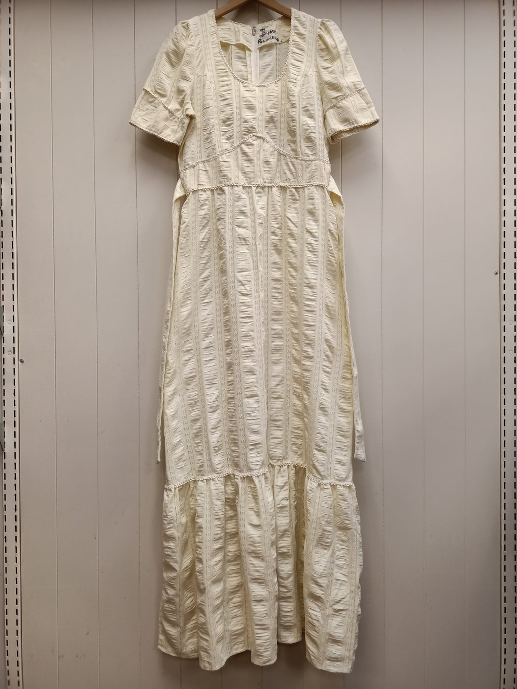 Vintage Yellow Prairie Maxi Dress
