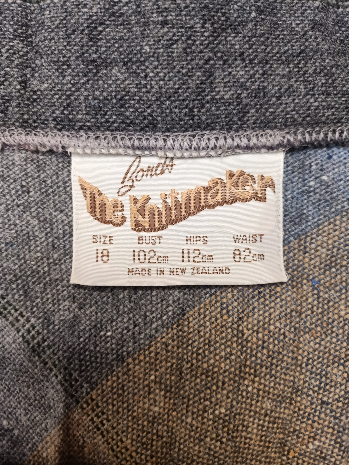 Vintage Bonds The Knitmaker Plaid Skirt