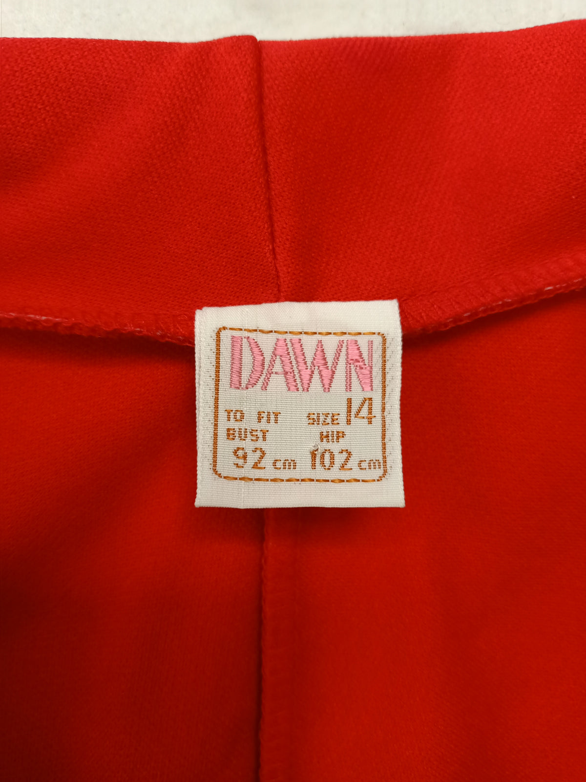 Vintage Dawn Red Dress