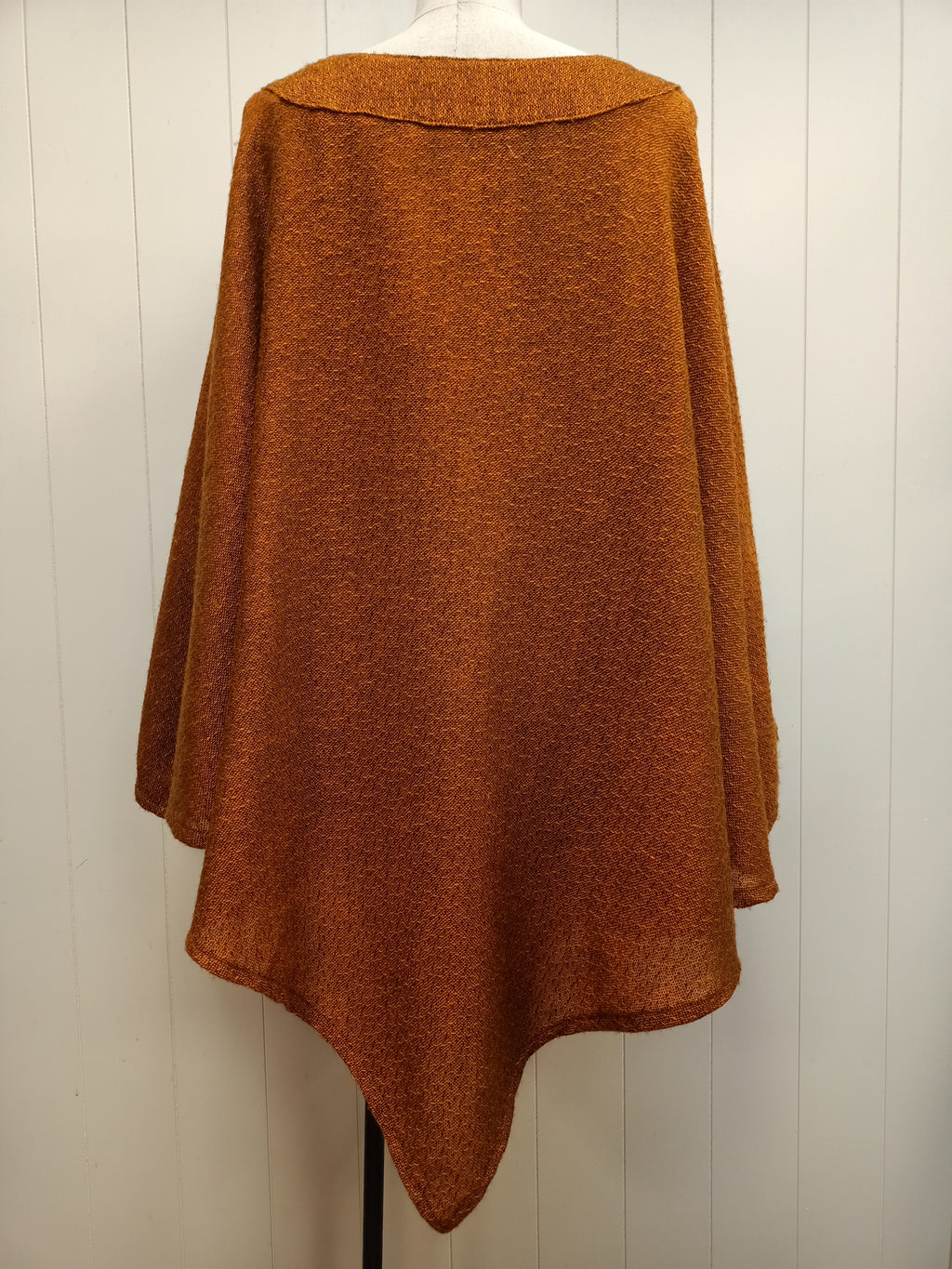 Vintage Orange Poncho