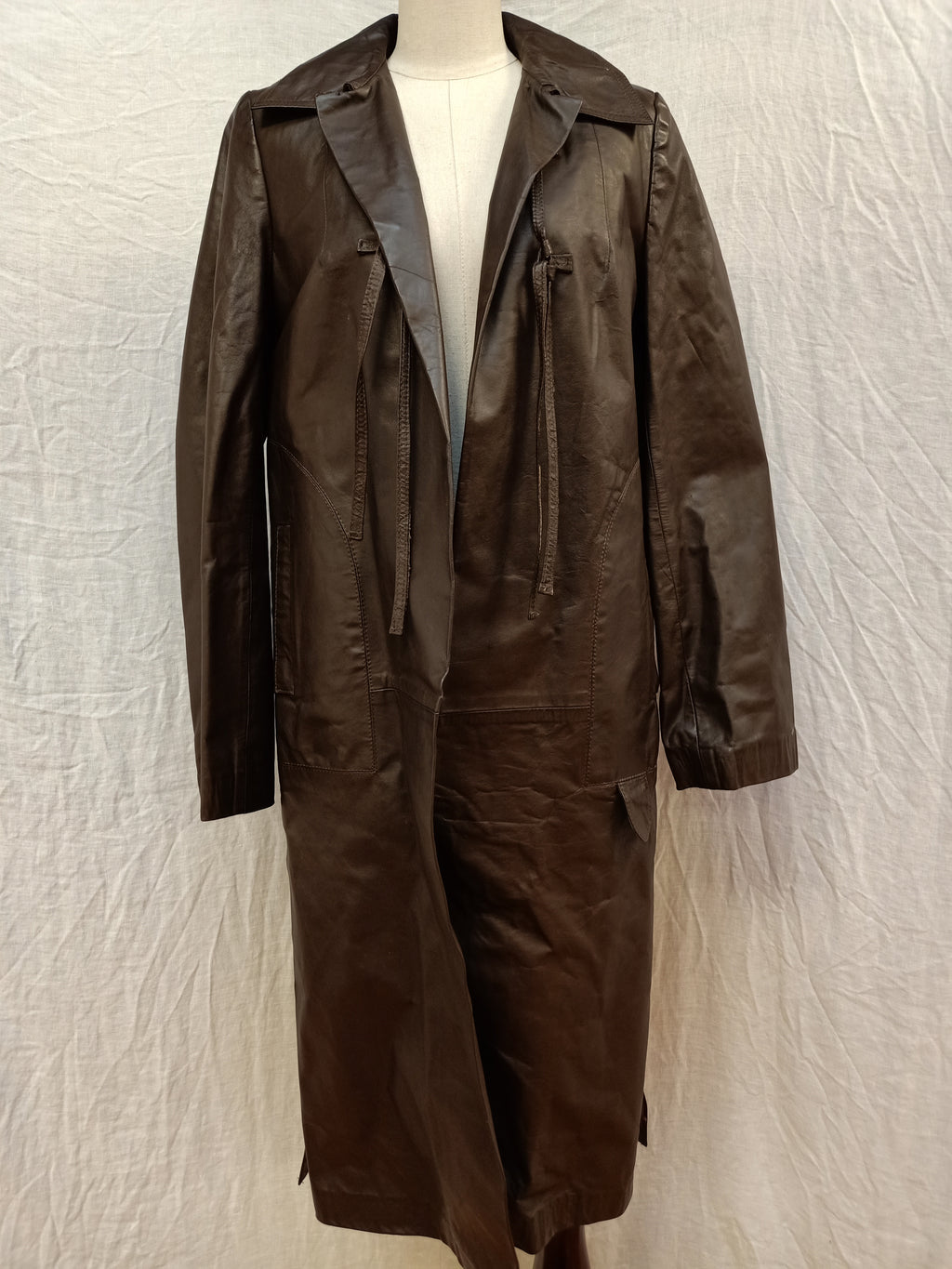 Vintage Selfridges Leather Coat