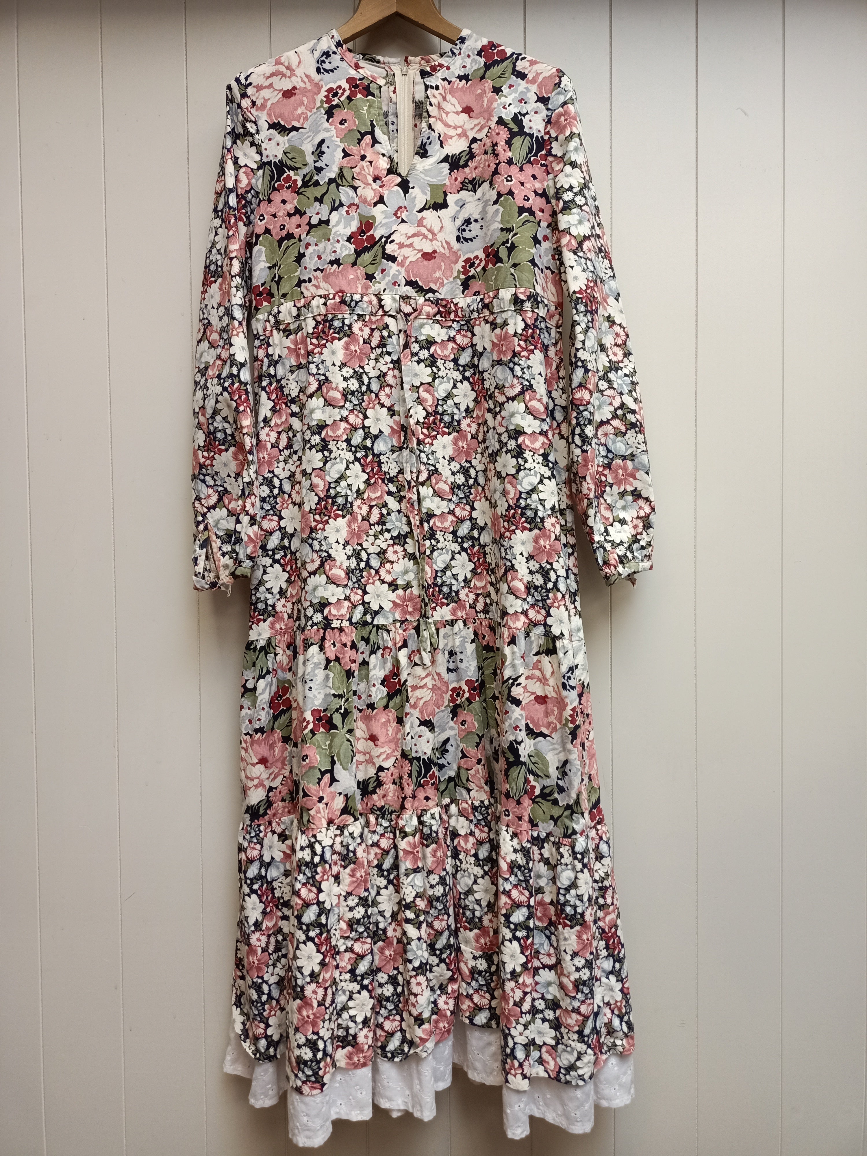 Vintage Double Floral Dress