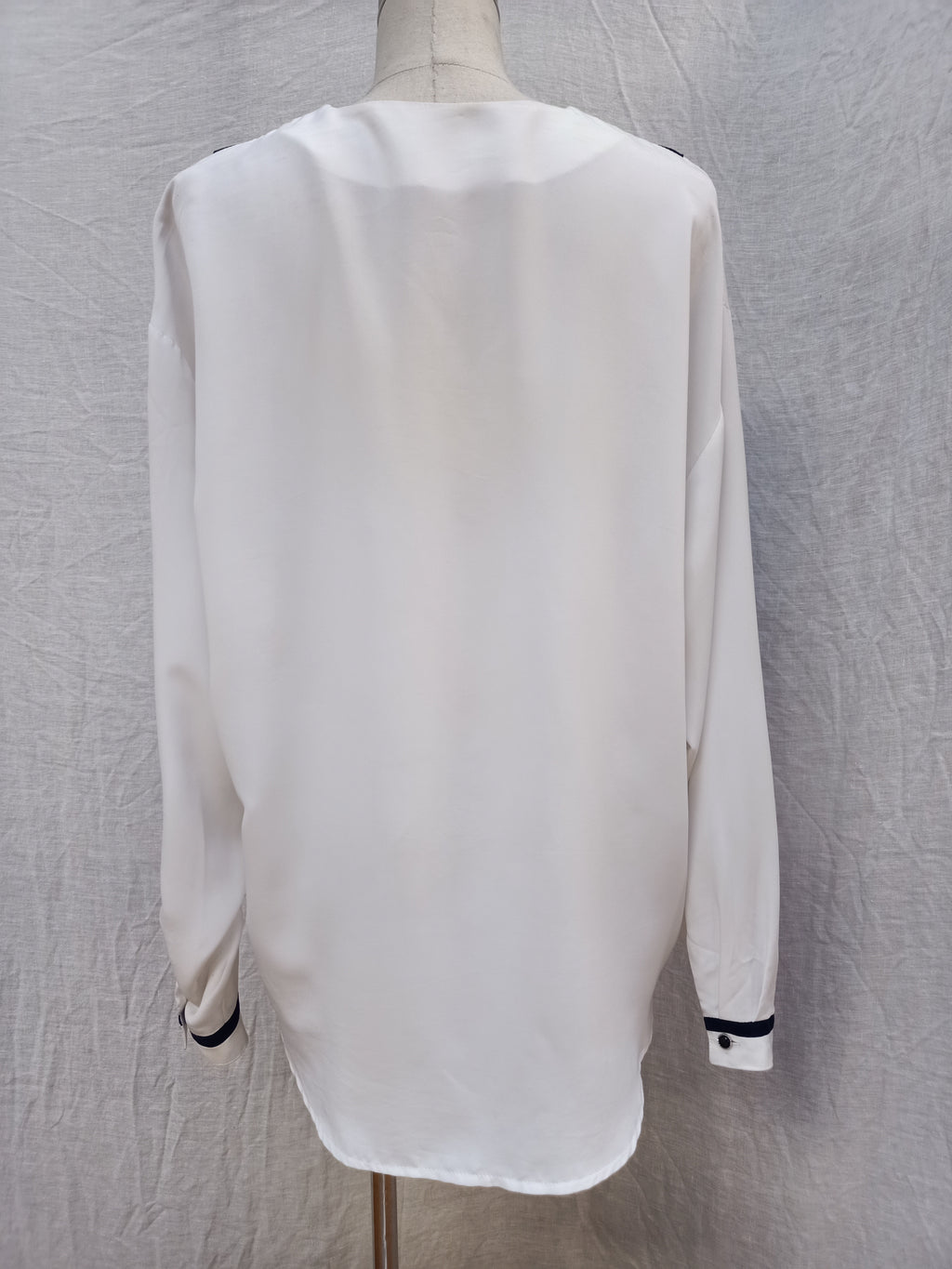 Vintage Navy and White Shirt