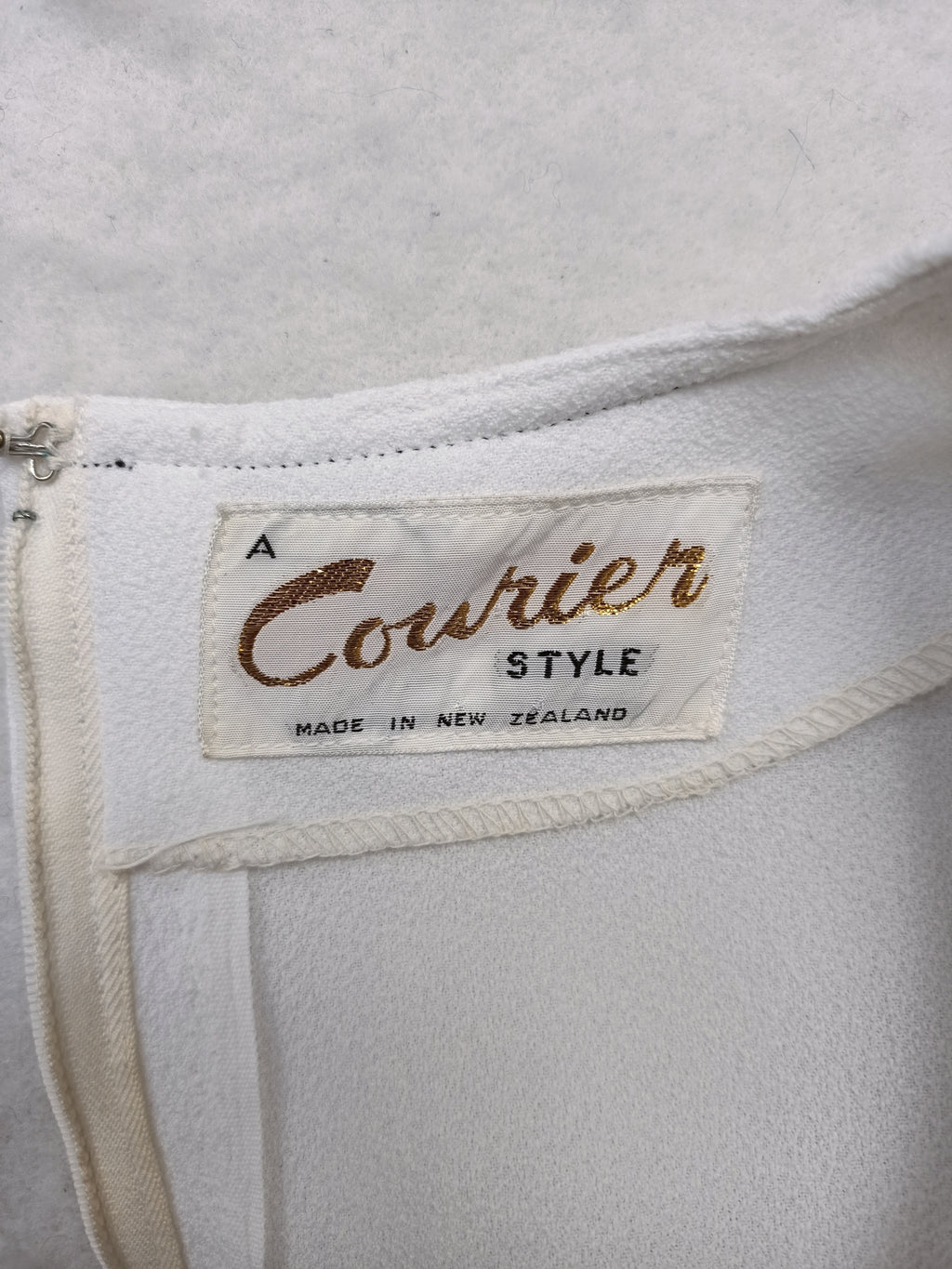 Vintage A Courier Style Shift Mini Dress