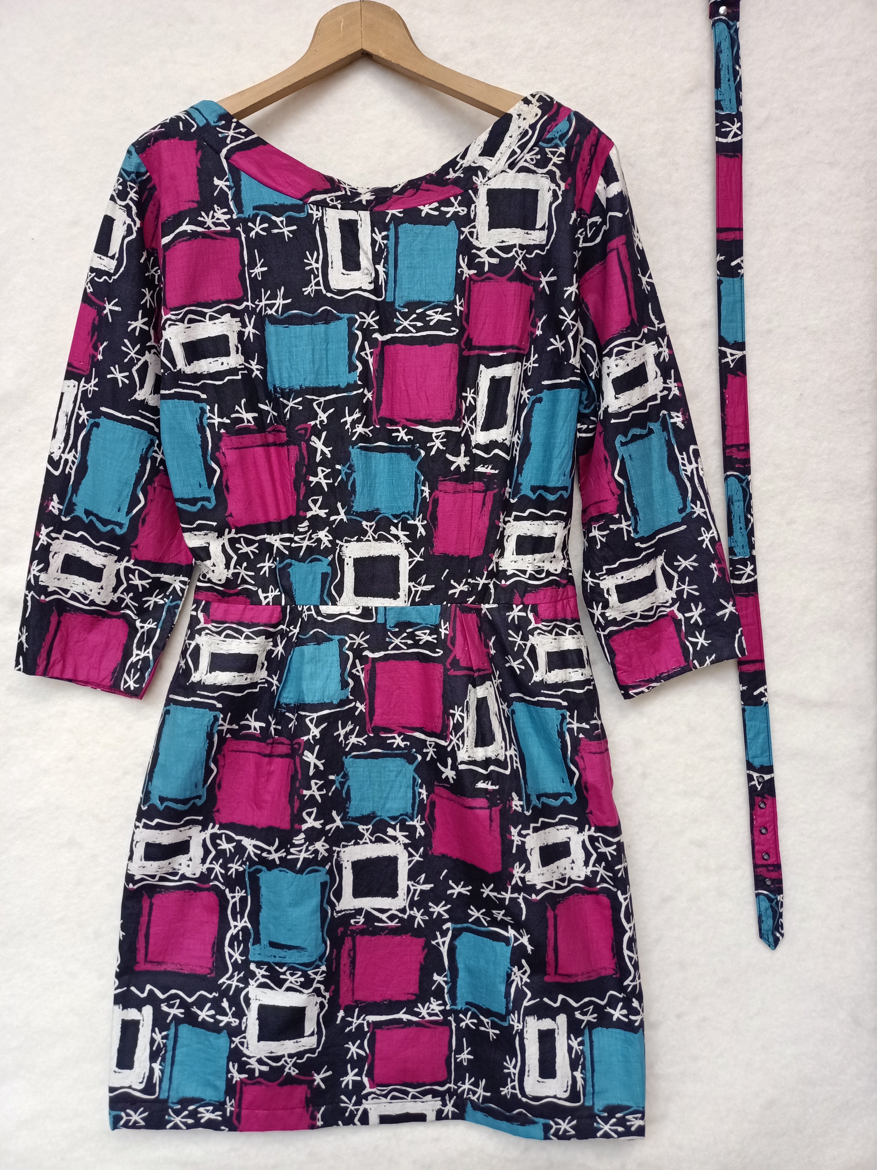 Vintage The Linzi Line Square Dress