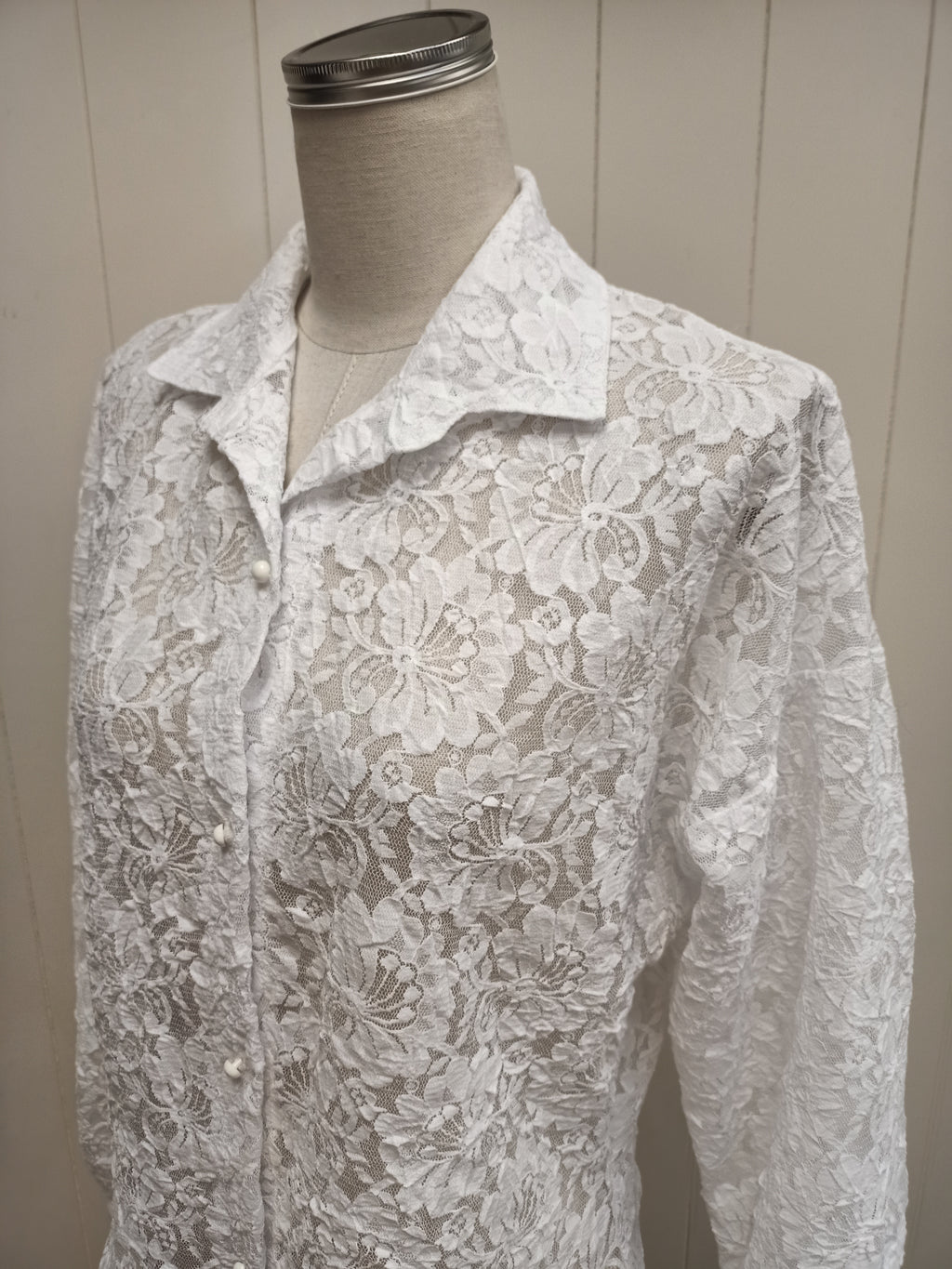 Vintage White Lace Shirt
