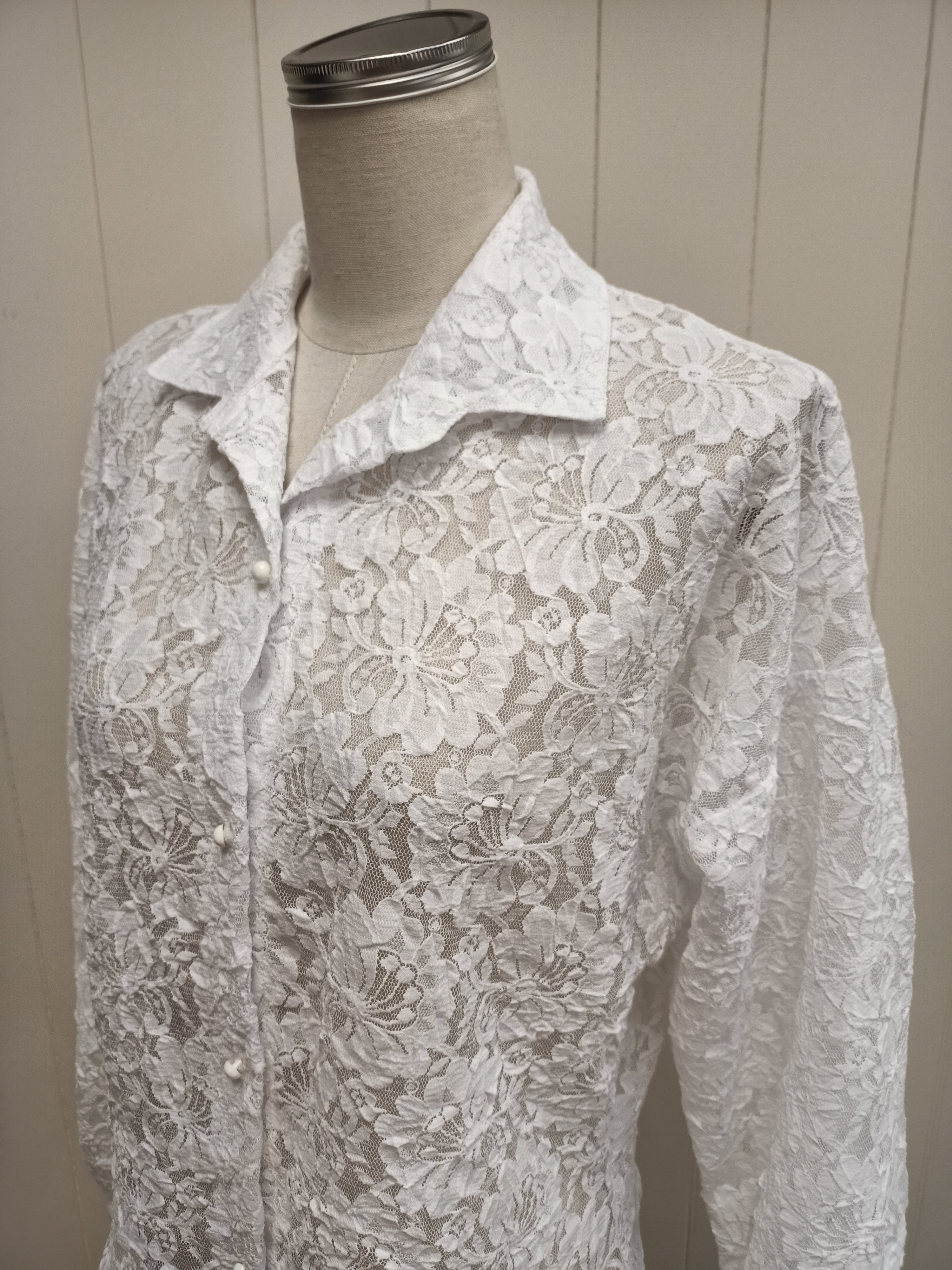 Vintage White Lace Shirt