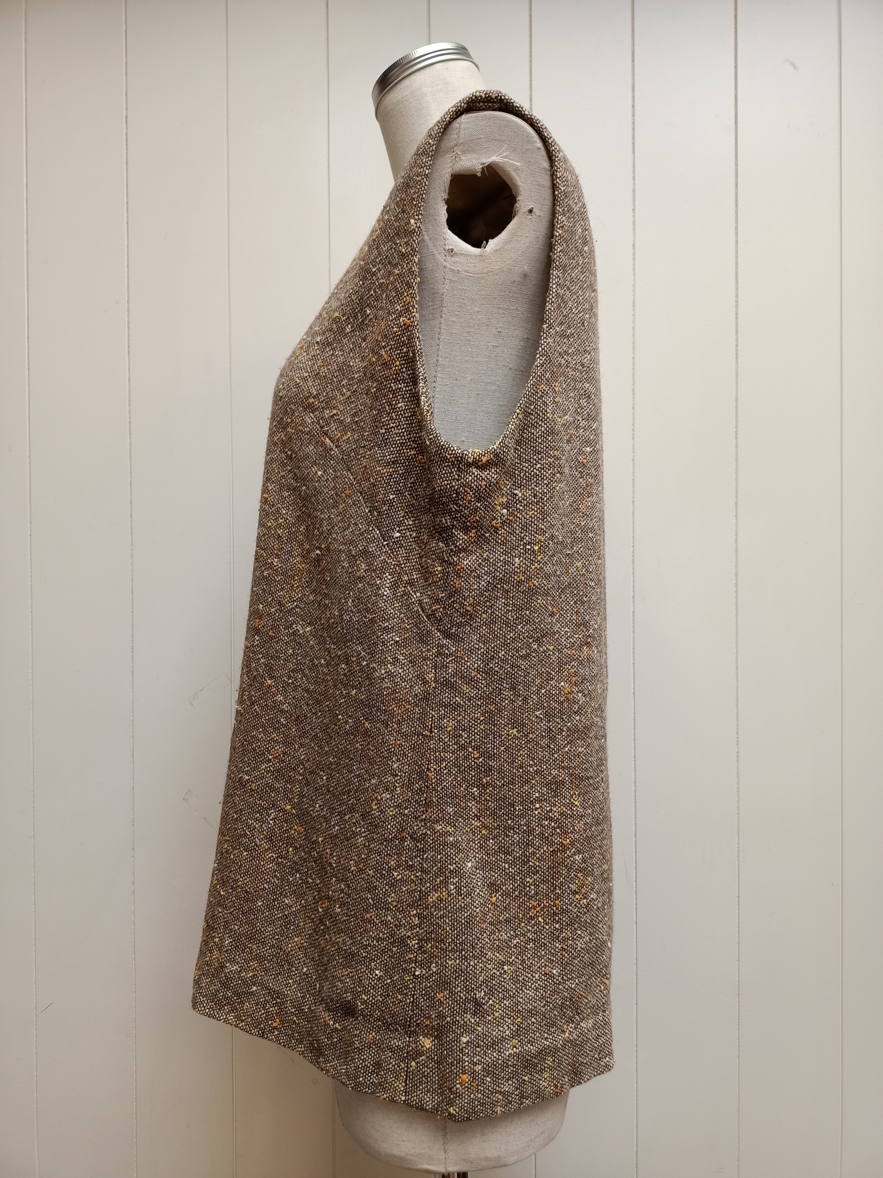 Vintage Brown Slub Shirt