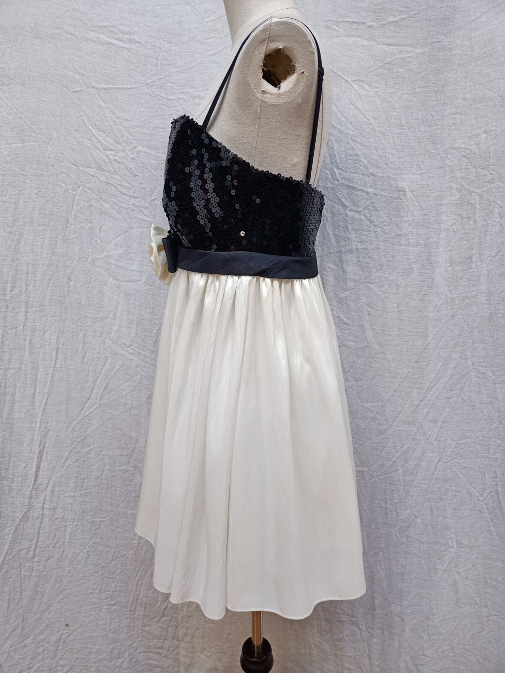 Mei Mei Sequin Monochrome Dress