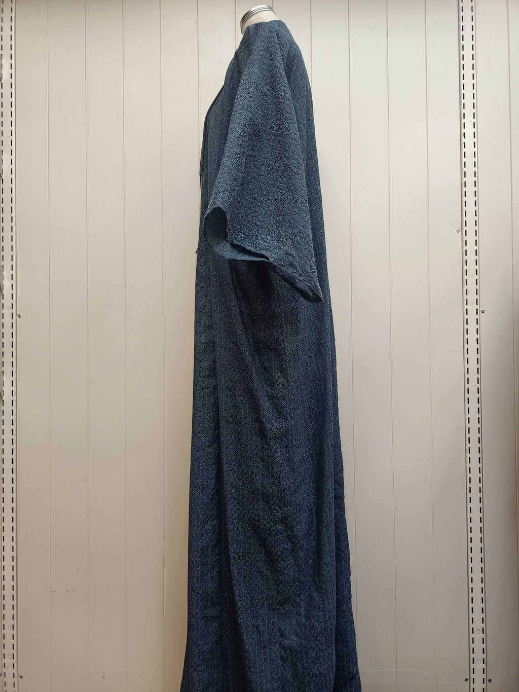 Vintage Blue & Black Medallion Kimono