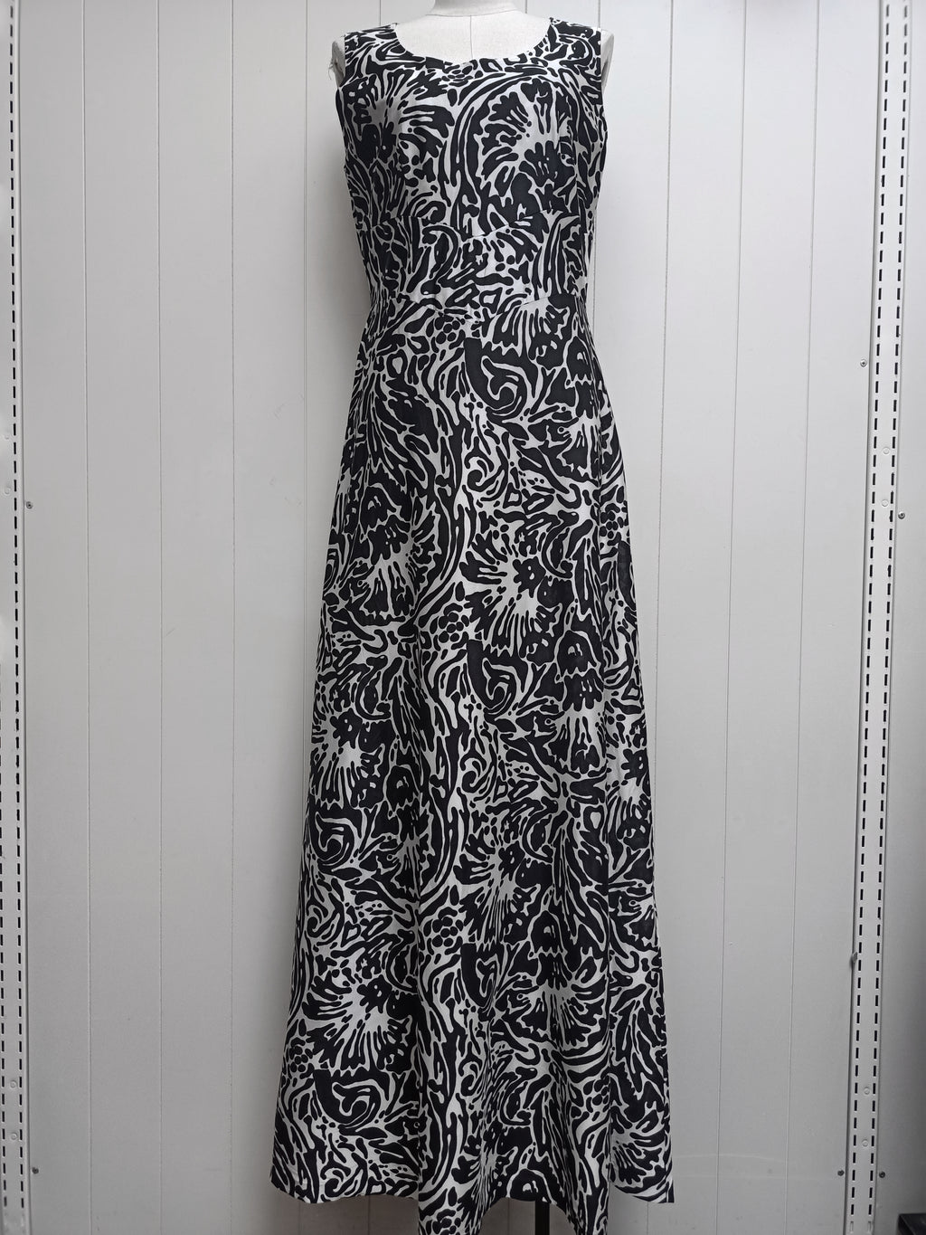 Vintage Abstract Floral Dress