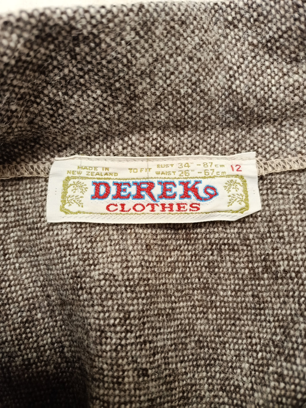 Vintage Derek Clothing Gingham Skirt