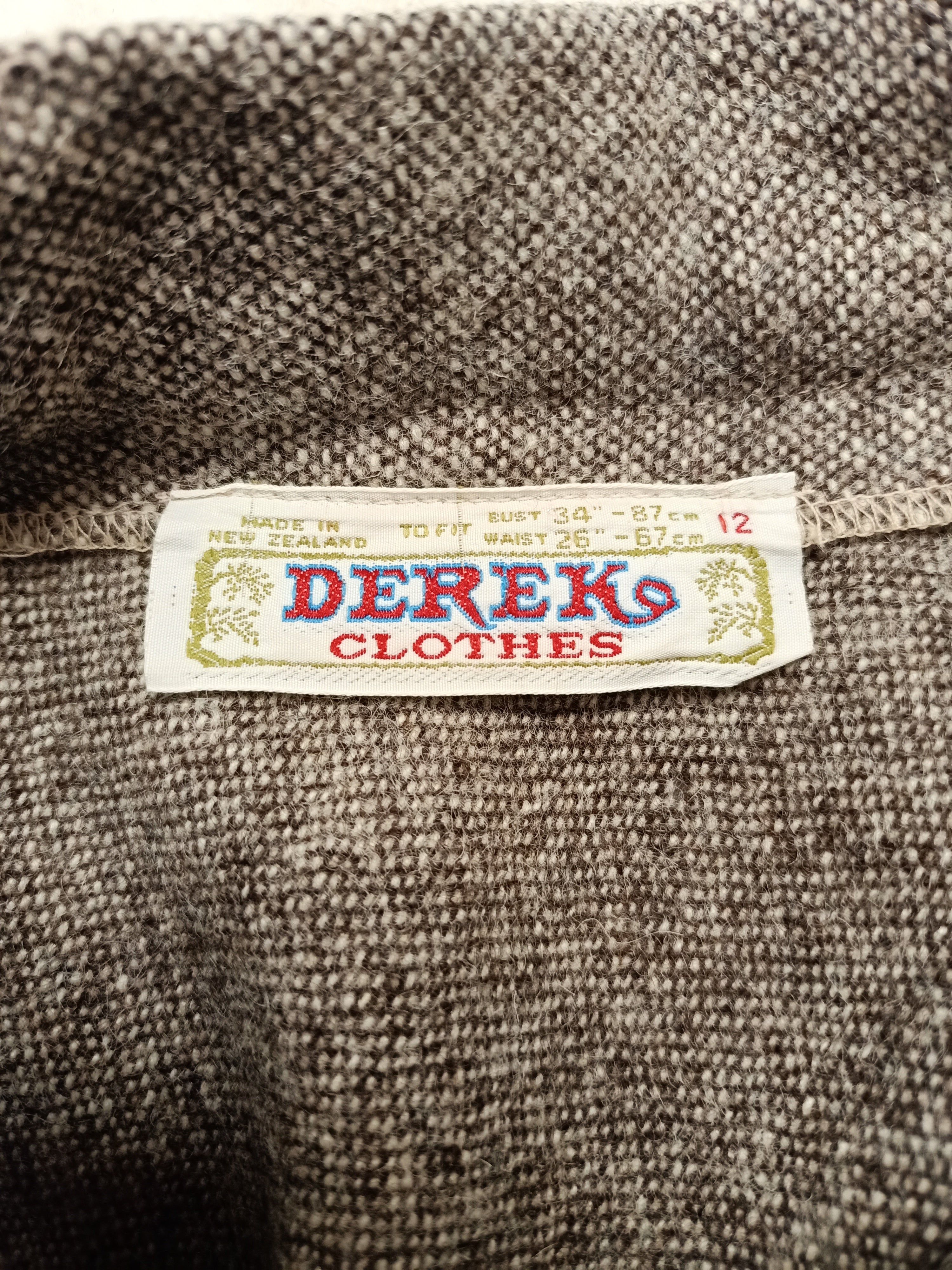 Vintage Derek Clothing Gingham Skirt