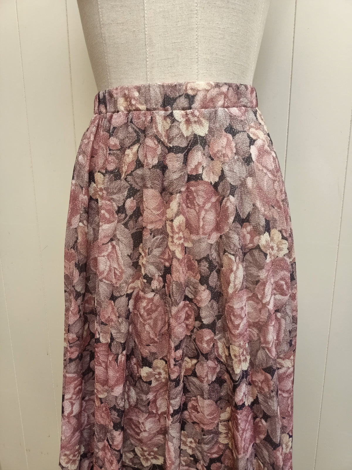 Vintage Sarah Leigh Floral Sparkle Co-Ord Set